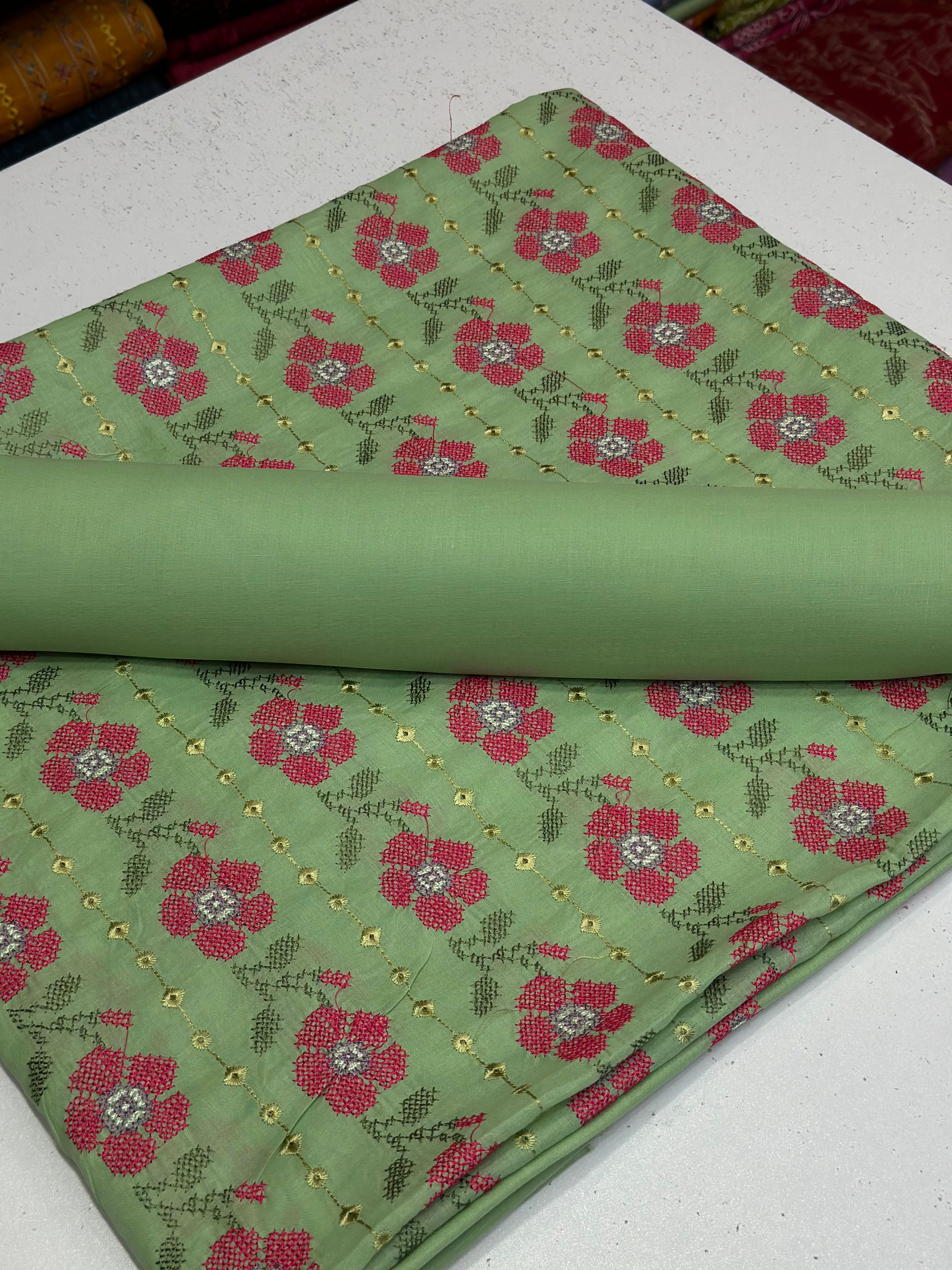 2pc Lawn Embroidery