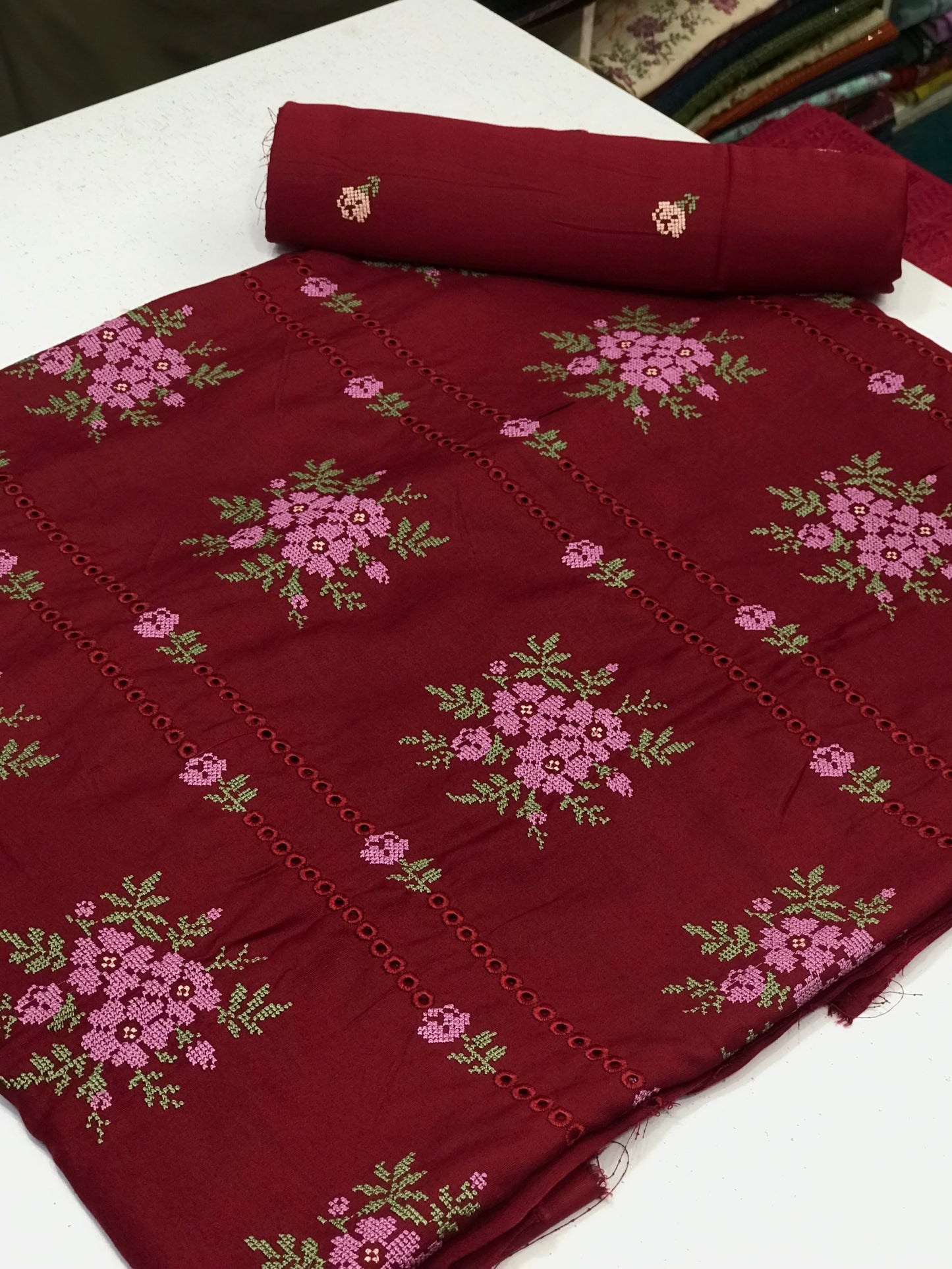2pc Karandi Embroidery