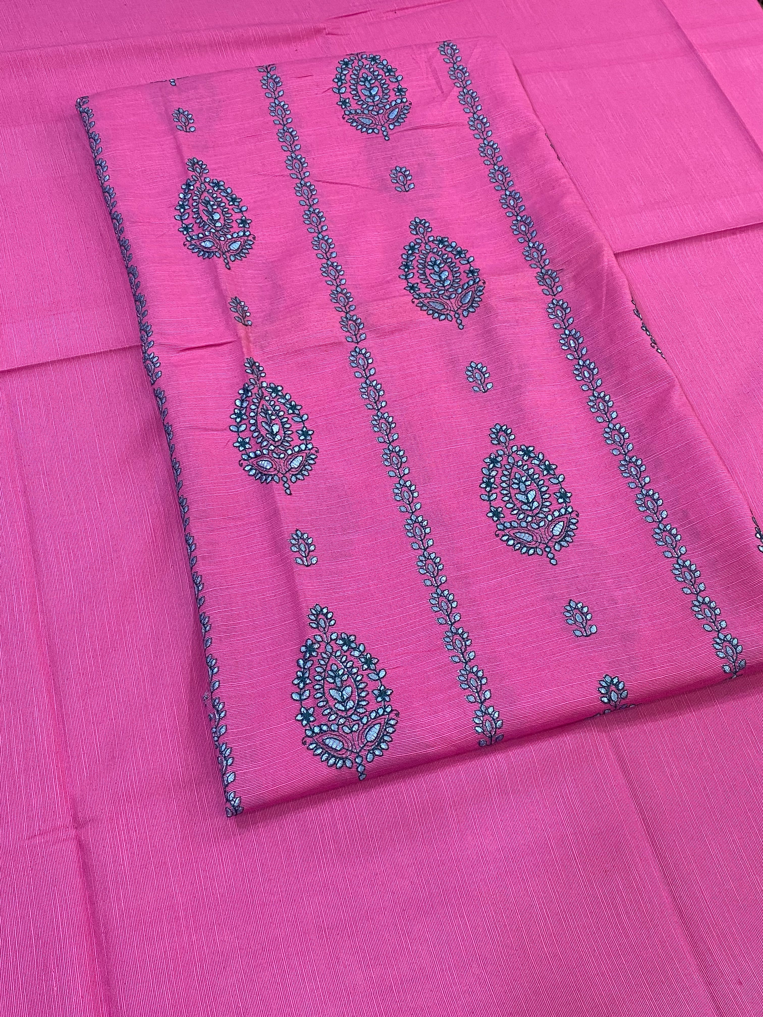 2pc Khaddar Embroidery