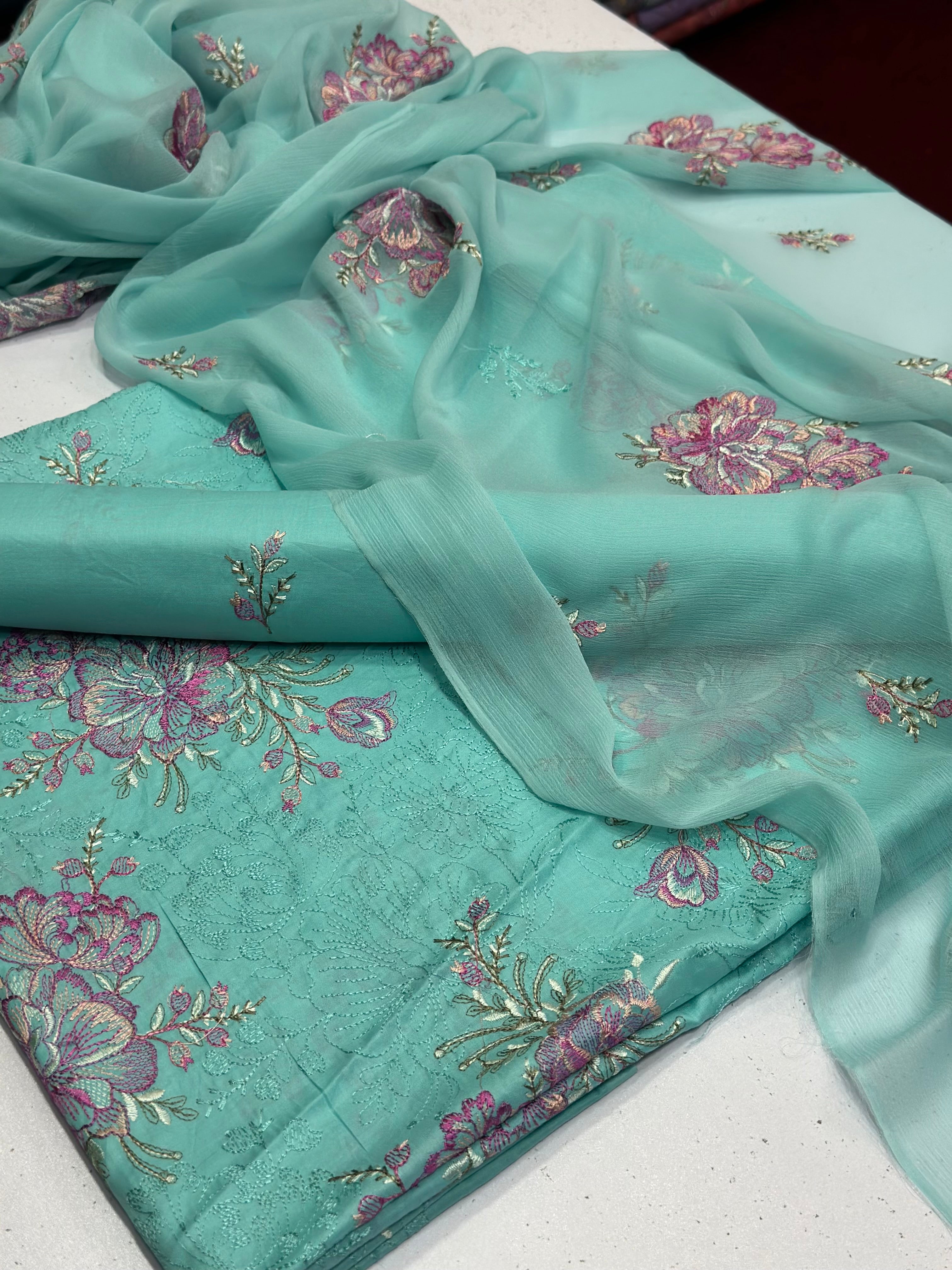 3pc lawn Embroidery