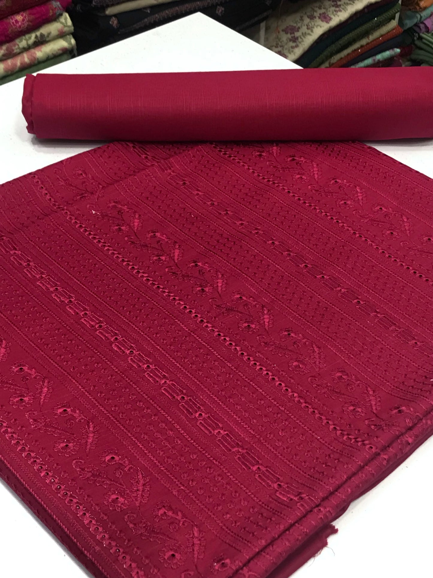 2pc Khaddar Embroidery