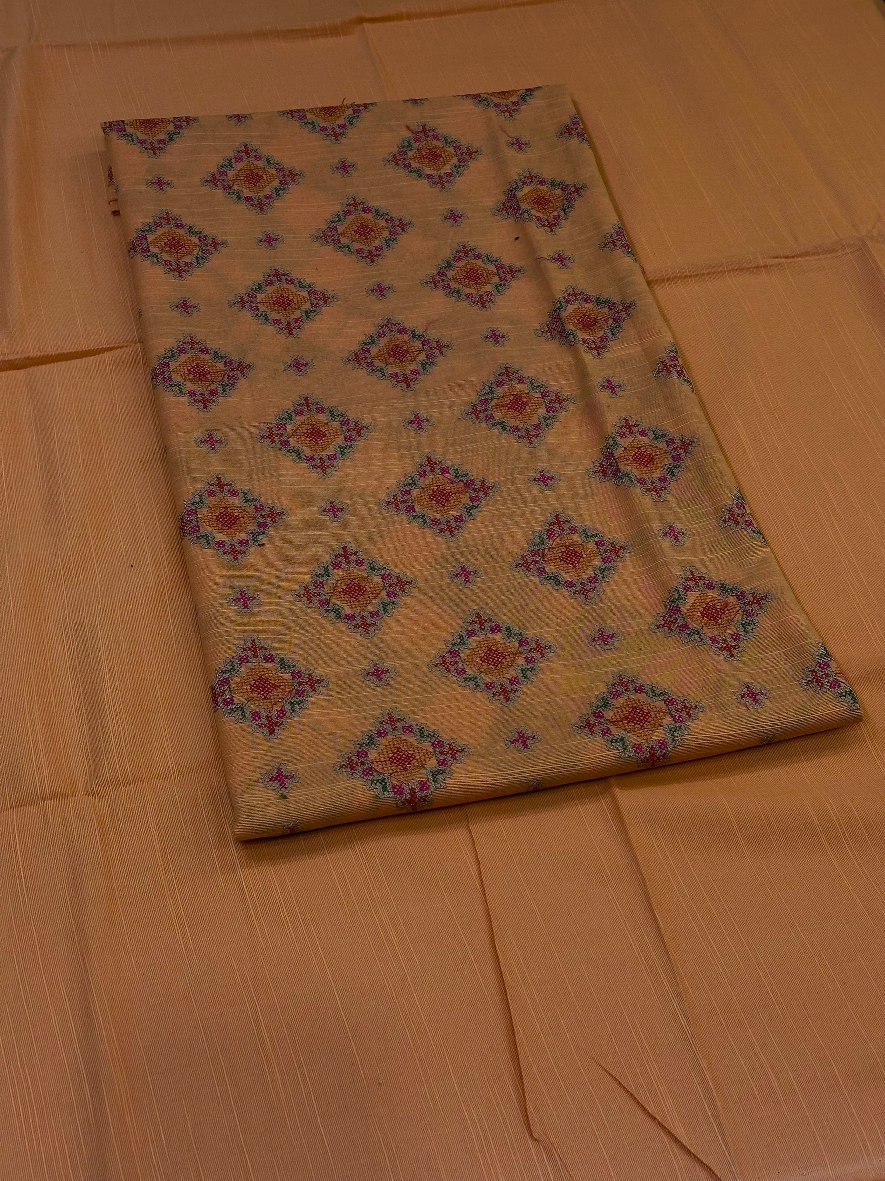 2pc Khaddar Embroidery