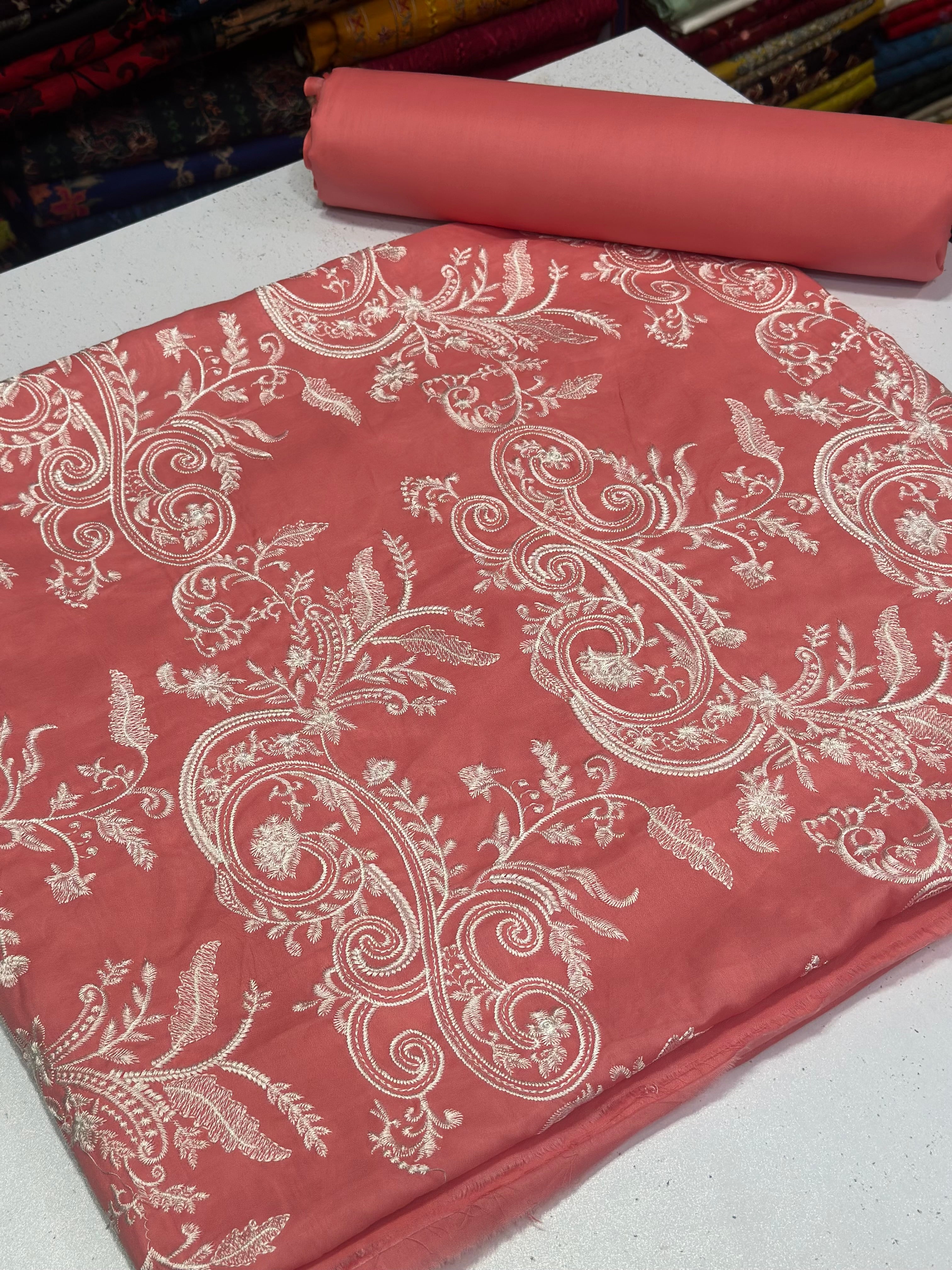 2pc Lawn Embroidery