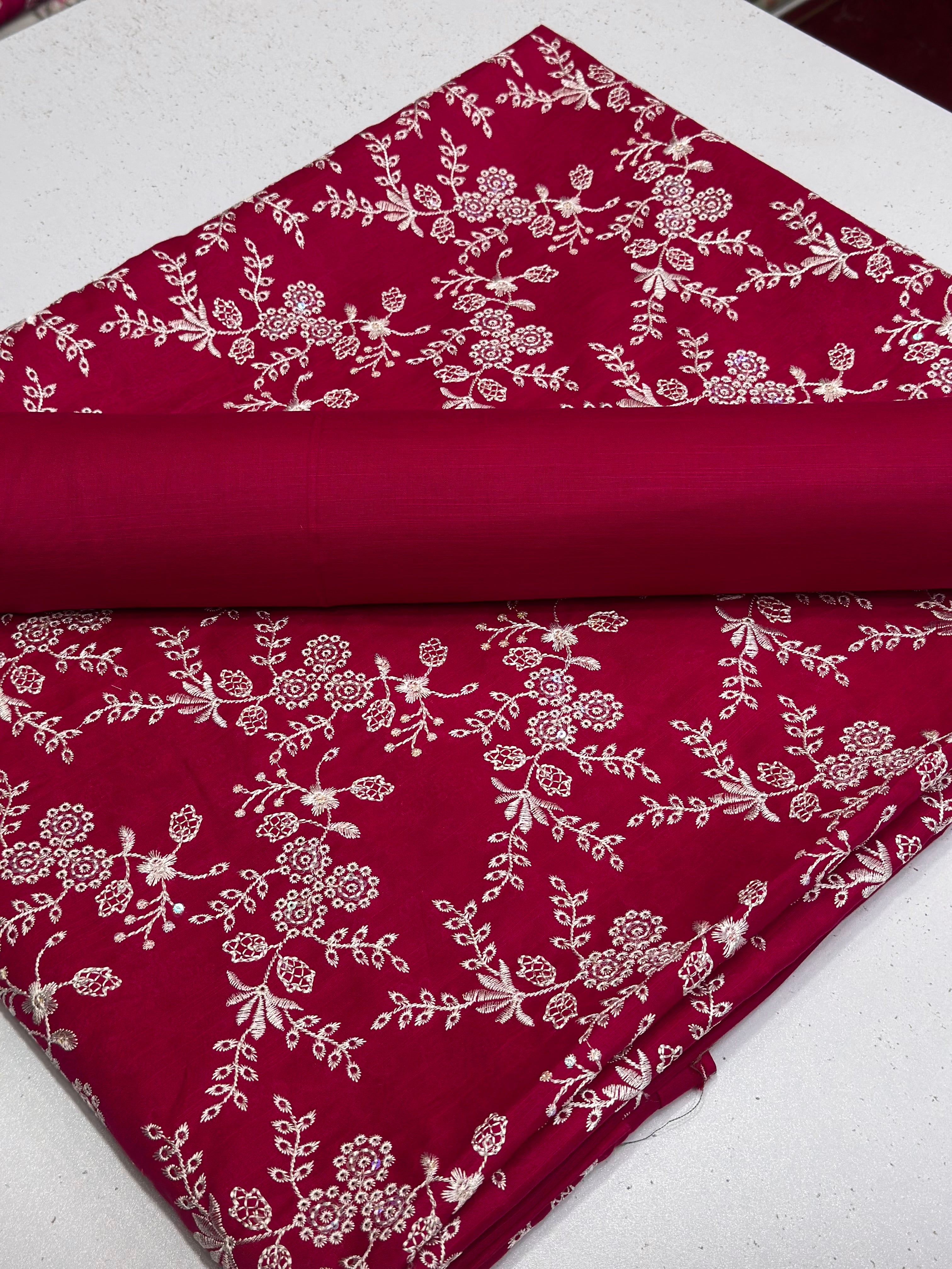 2pc Lawn Embroidery