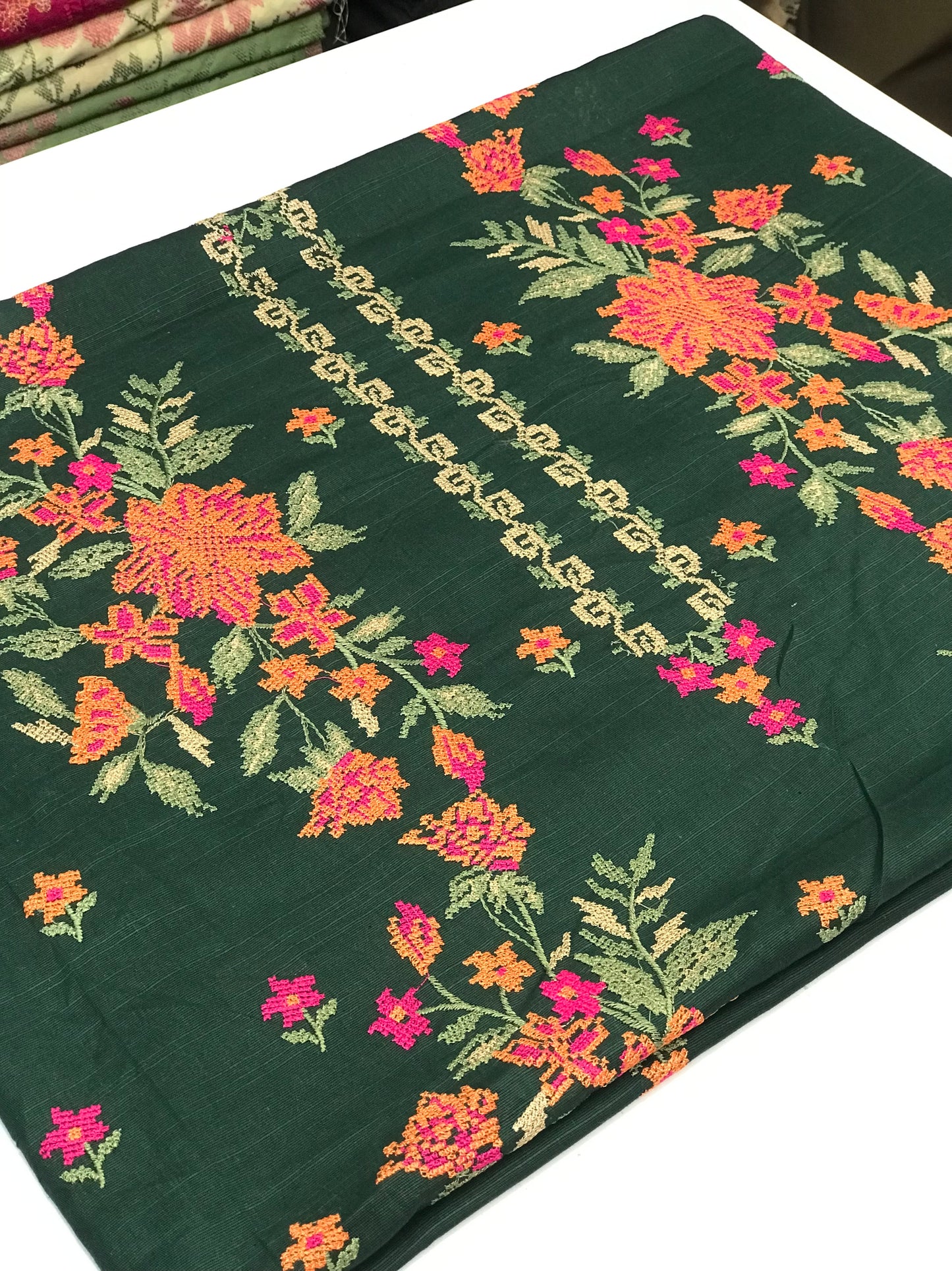 2pc Khaddar Embroidery