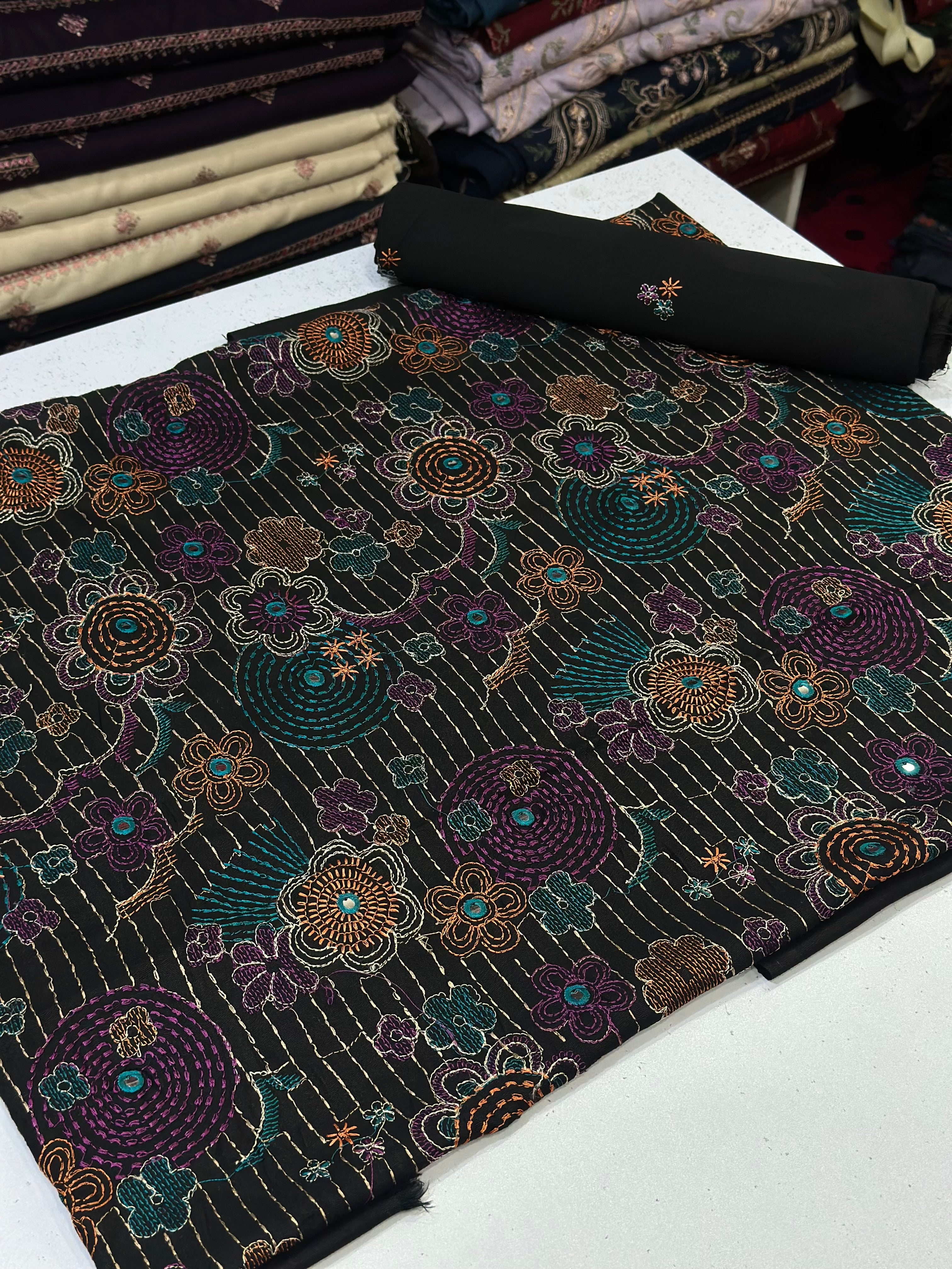 2pc Karandi Embroidery