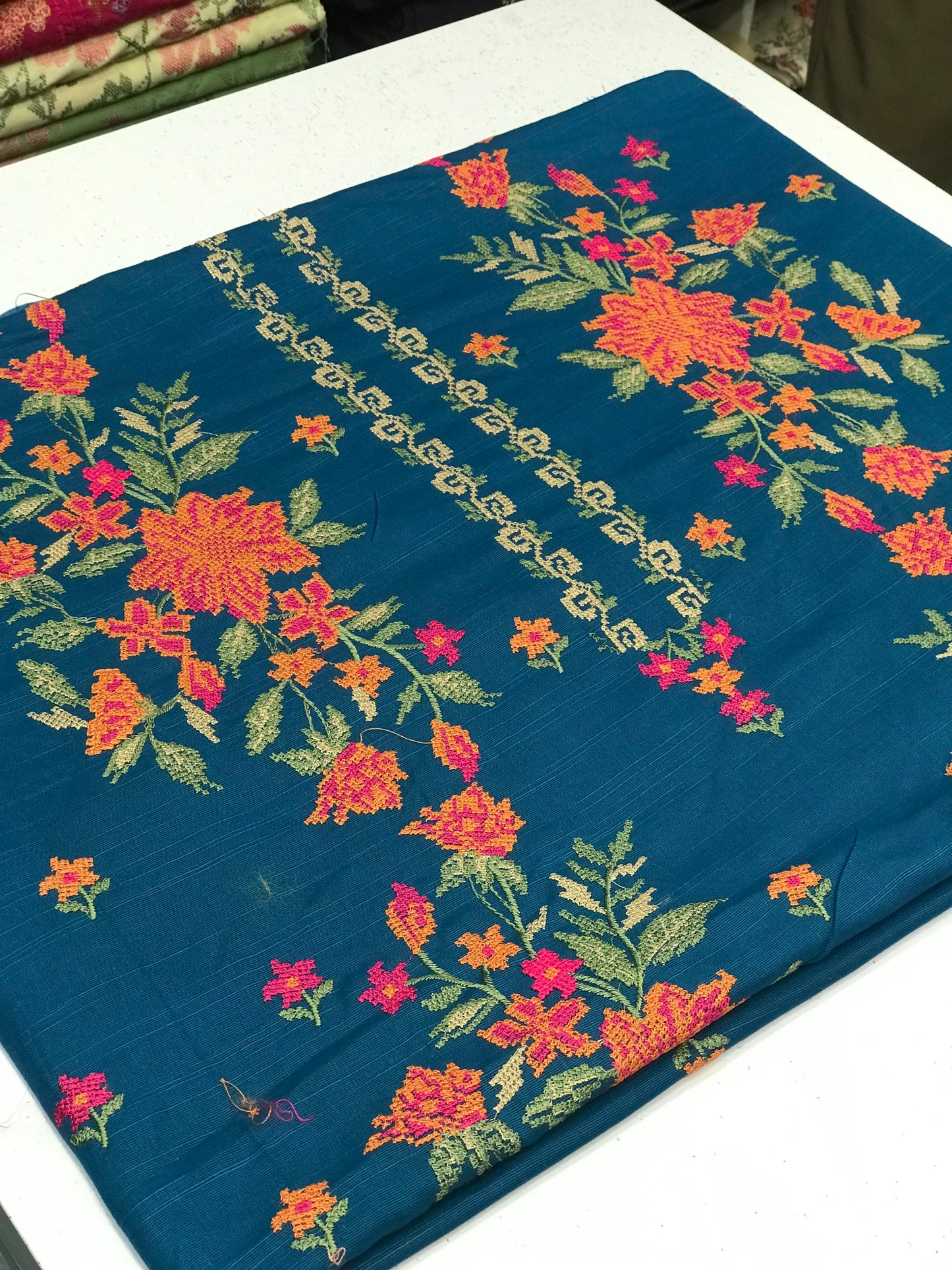 2pc Khaddar Embroidery