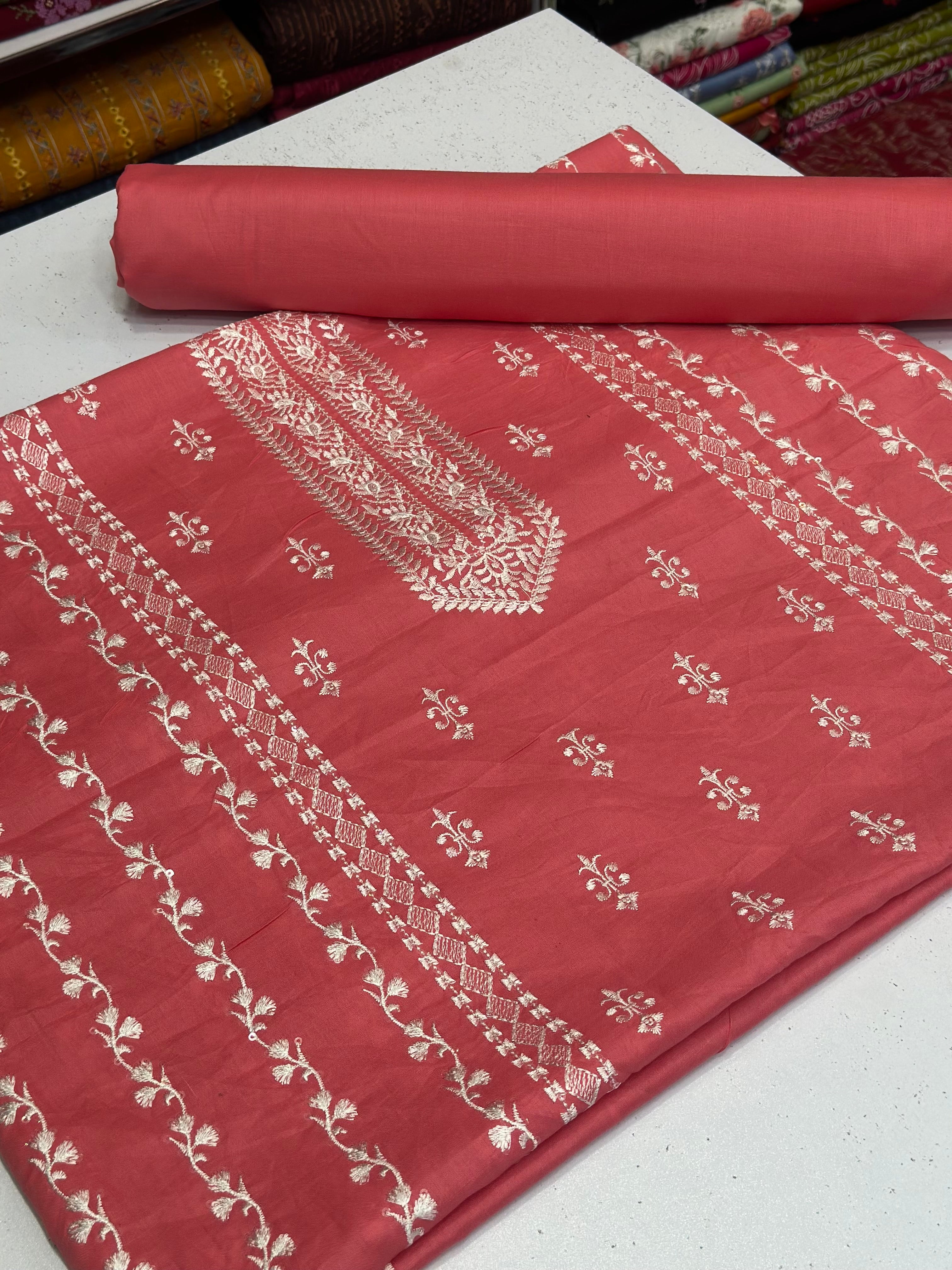 2pc Lawn Embroidery