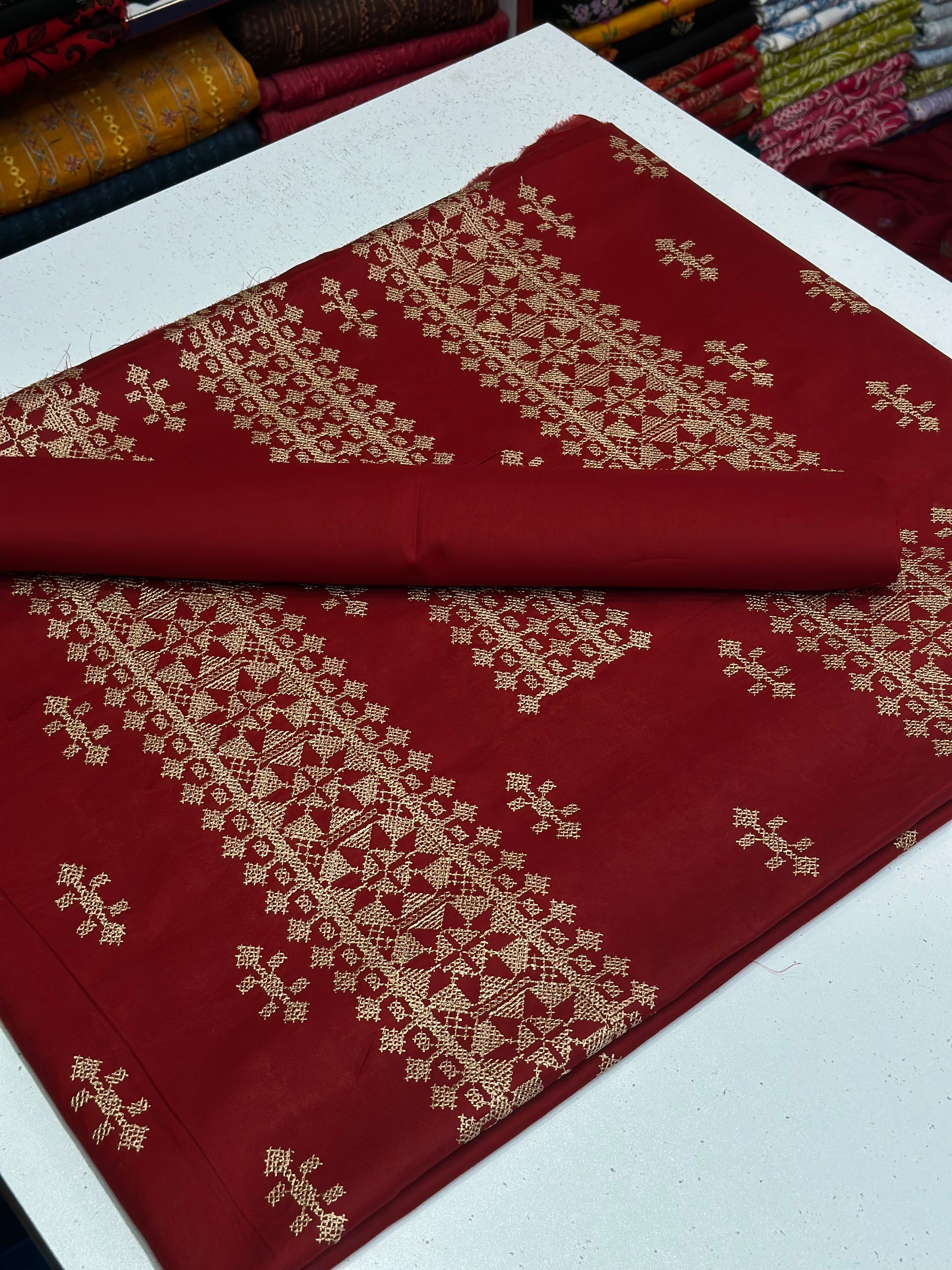 2pc Lawn Embroidery