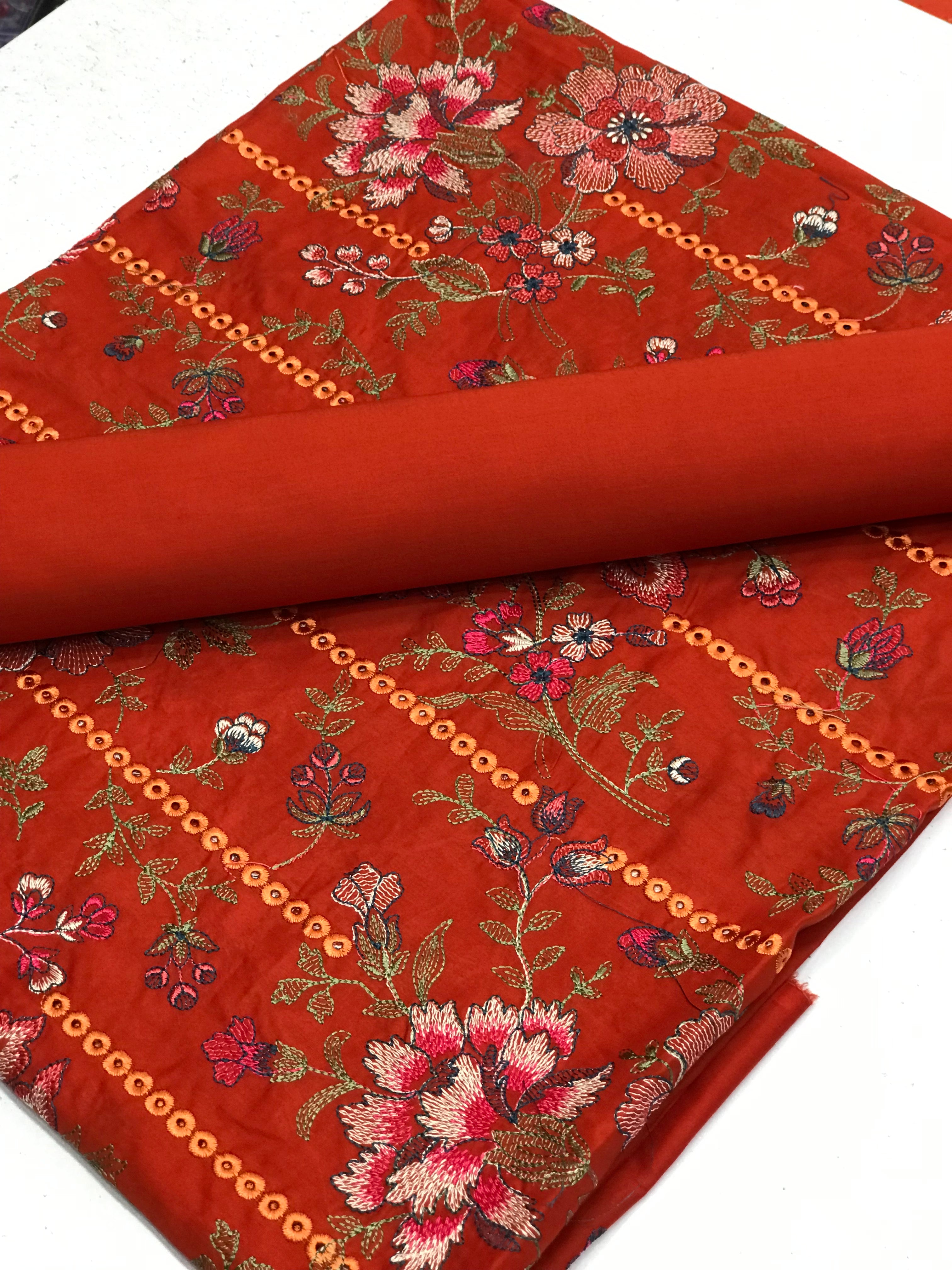 2pc Lawn Embroidery