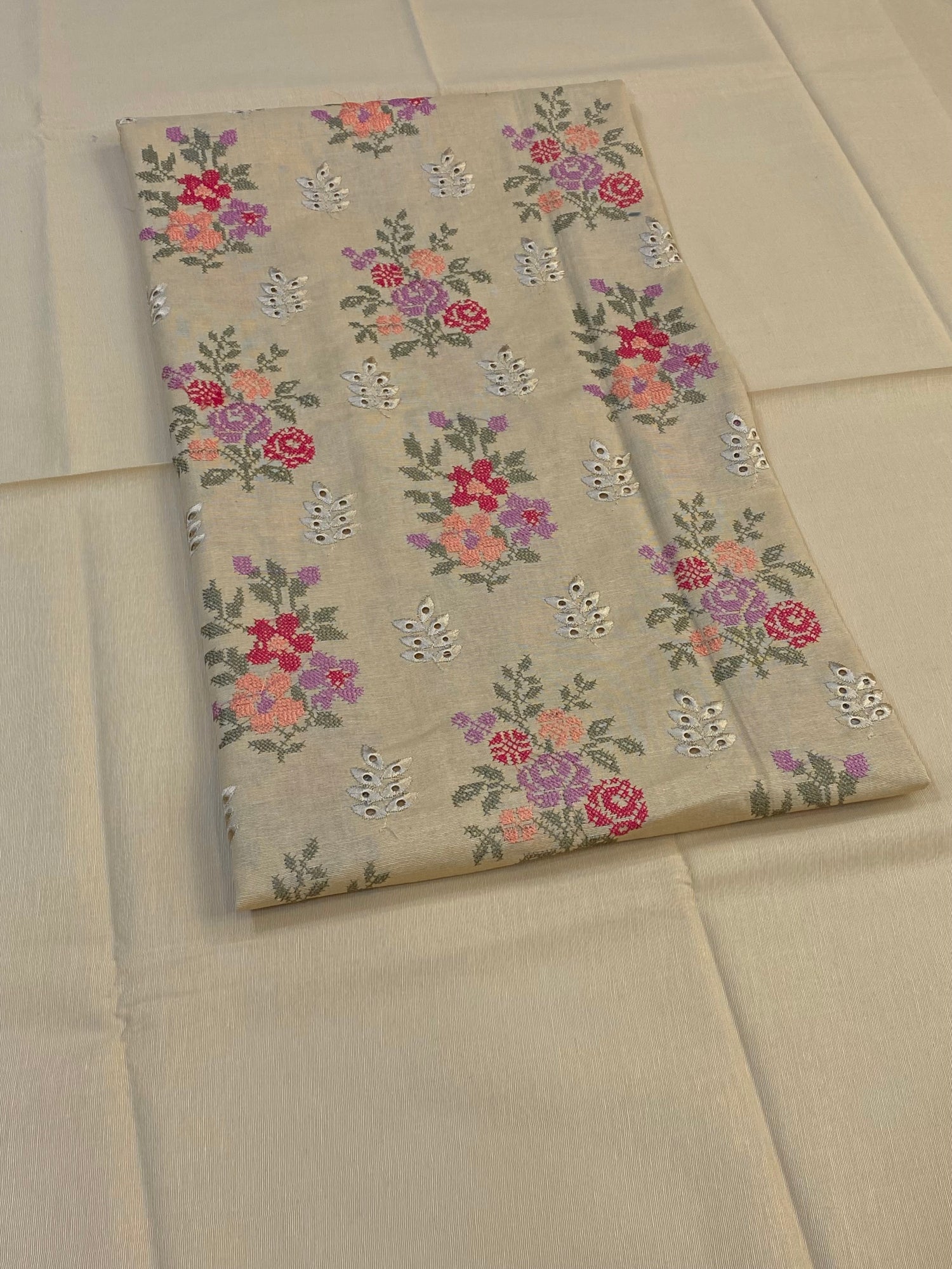 2pc Khaddar Embroidery