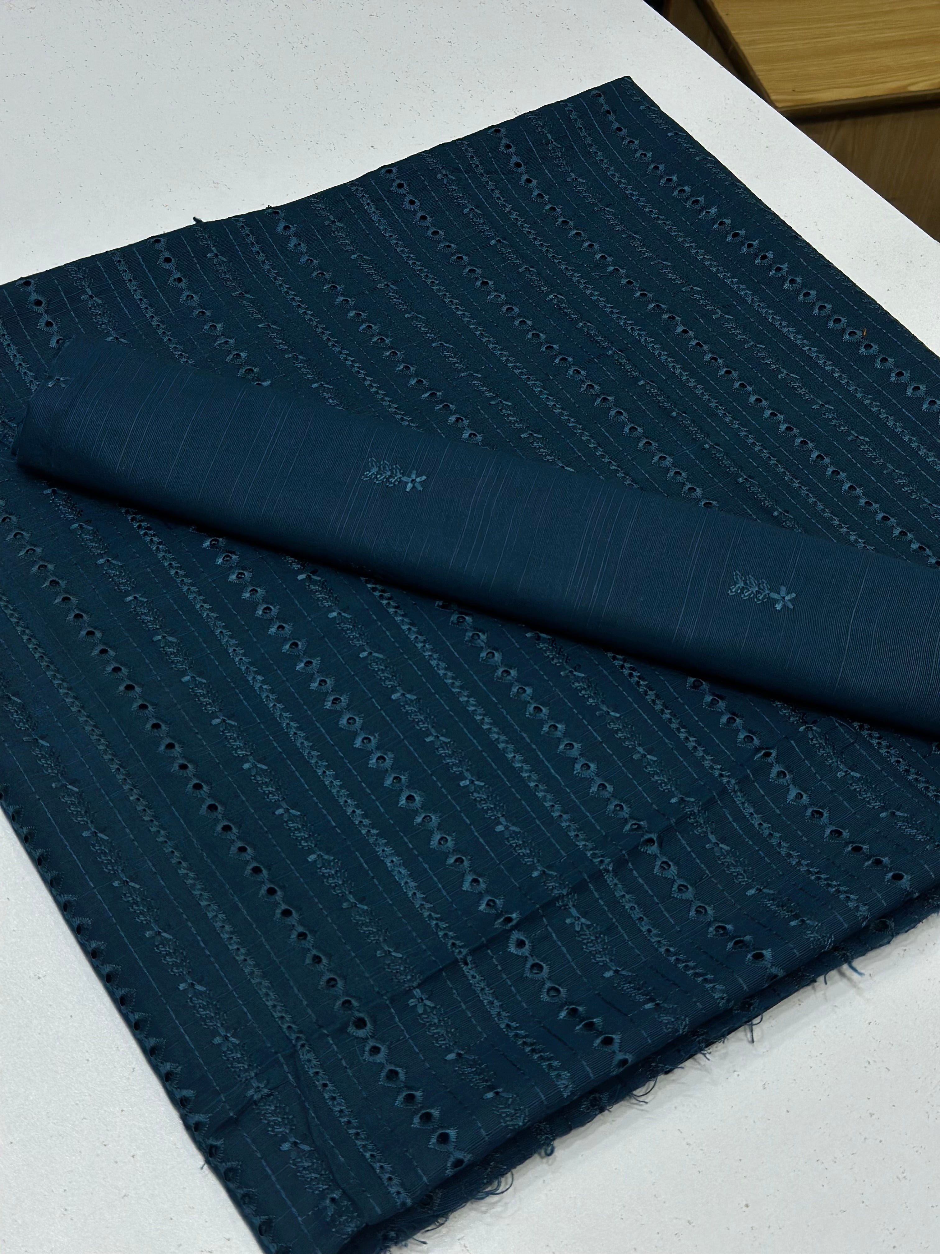 2pc Khaddar Embroidery