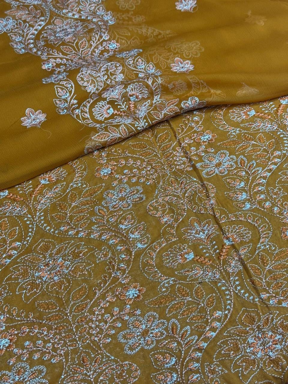 3pc swiss lawn Embroidery