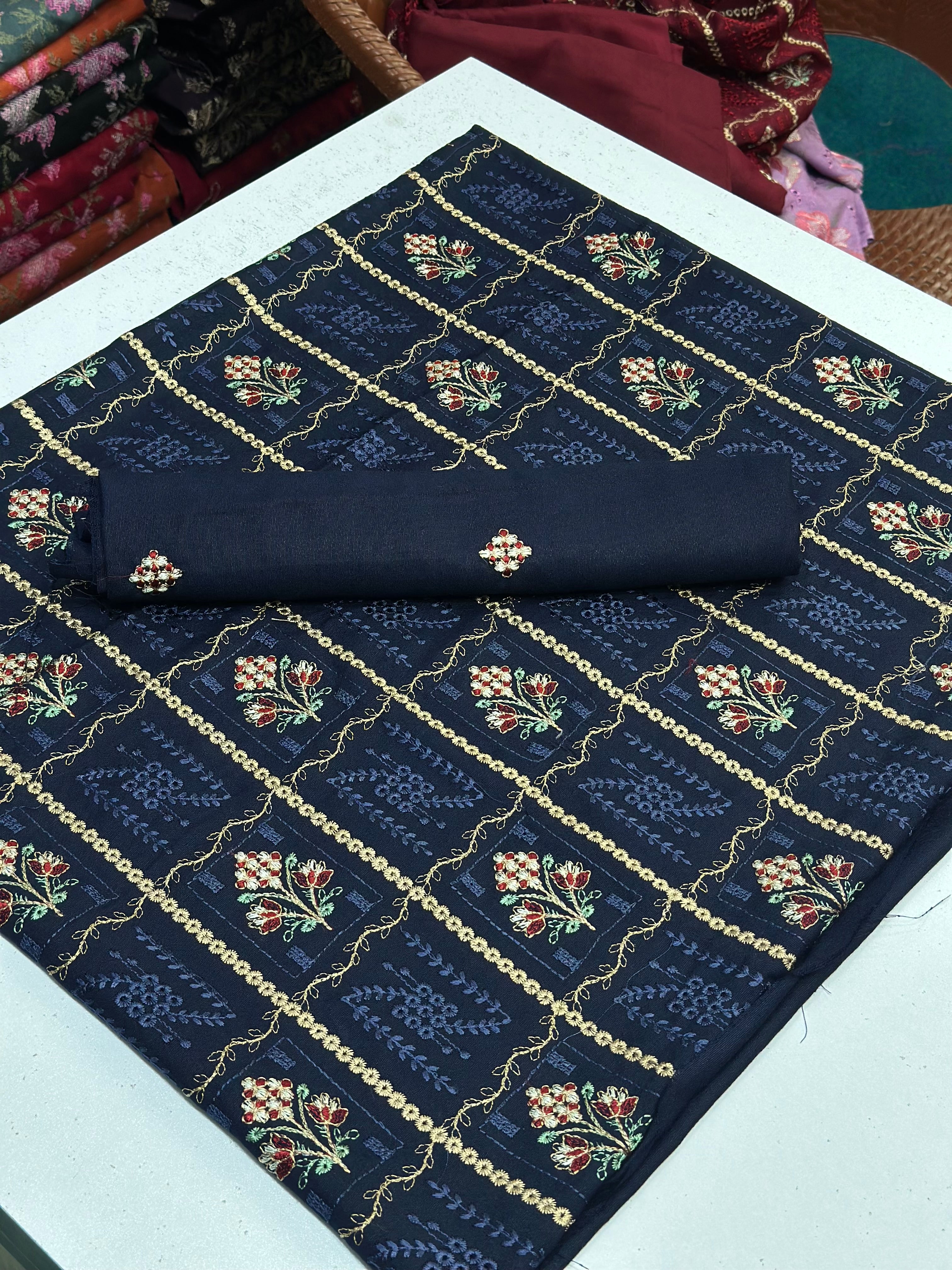 2pc Karandi Embroidery