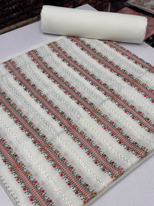 2pc Lawn Embroidery