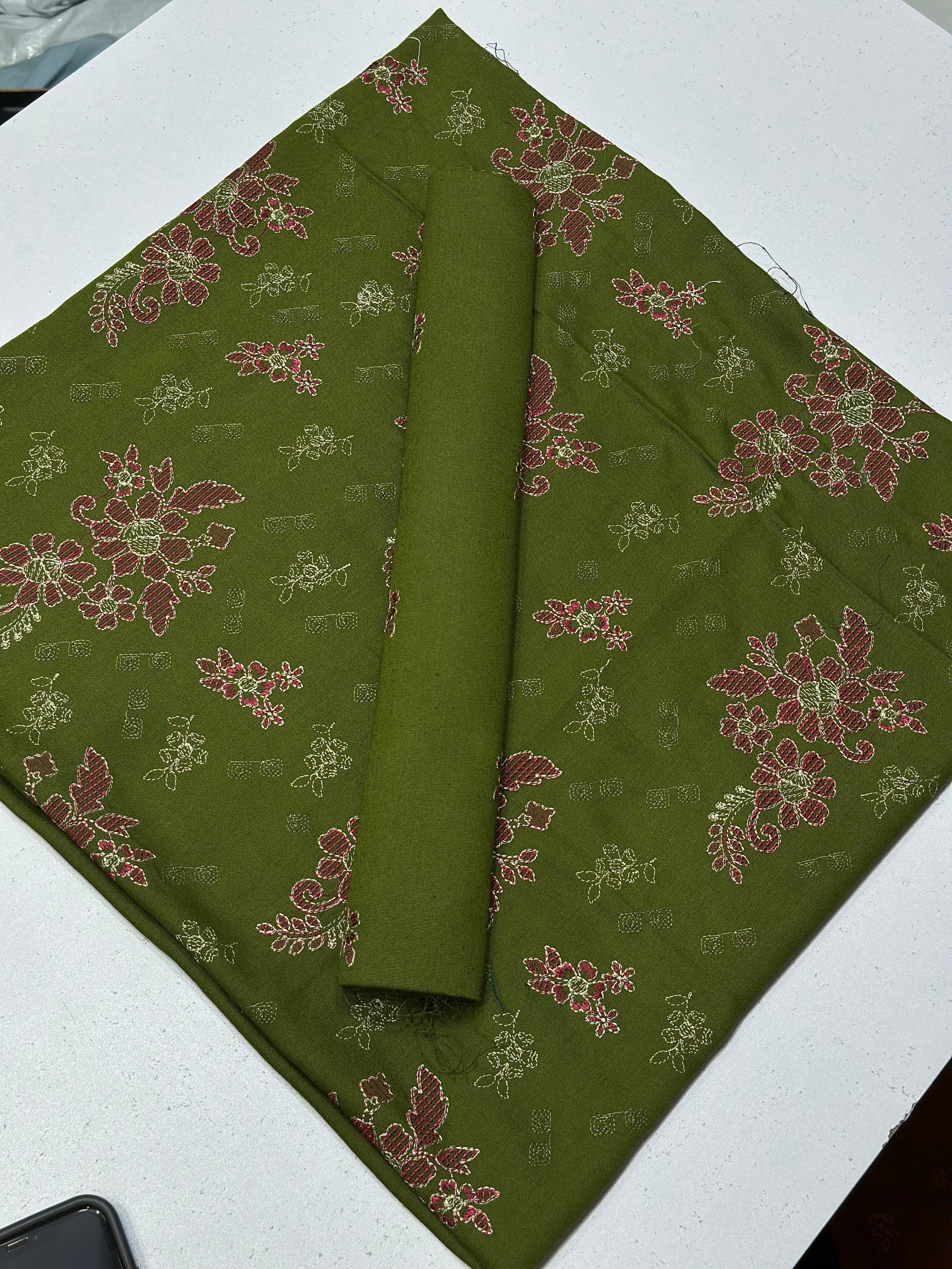 2pc Karandi Embroidery