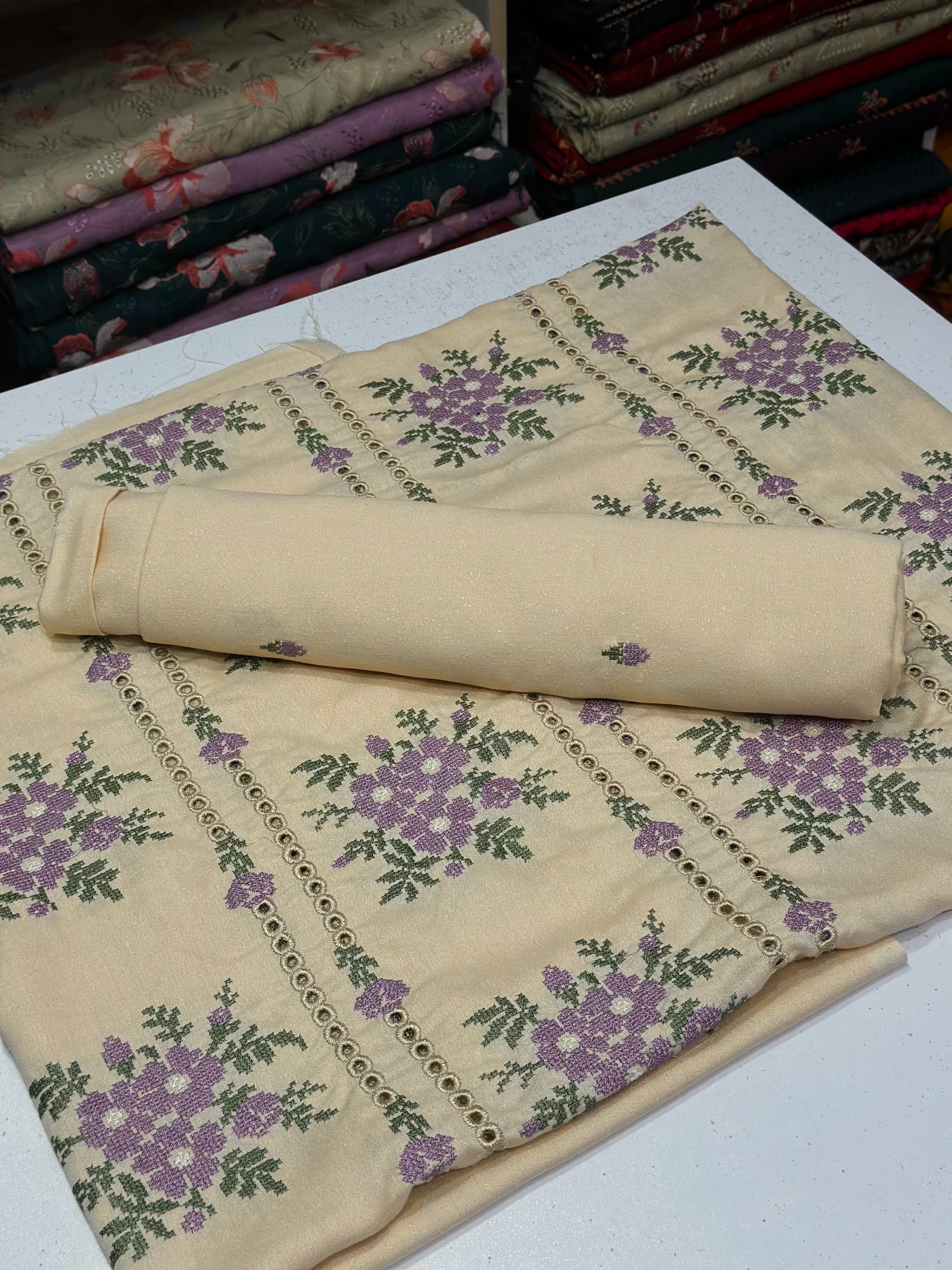 2pc Karandi Embroidery