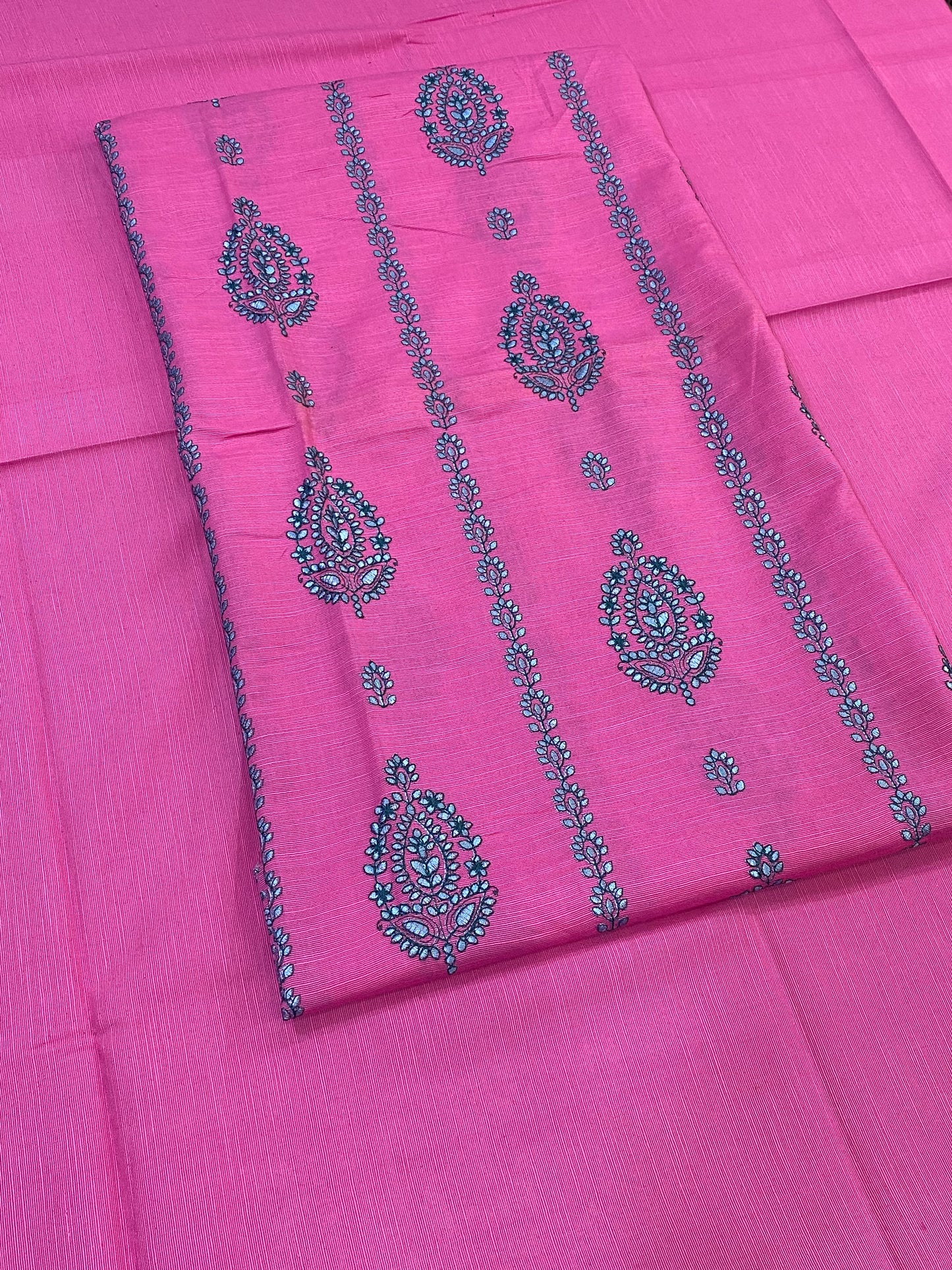 2pc Khaddar Embroidery