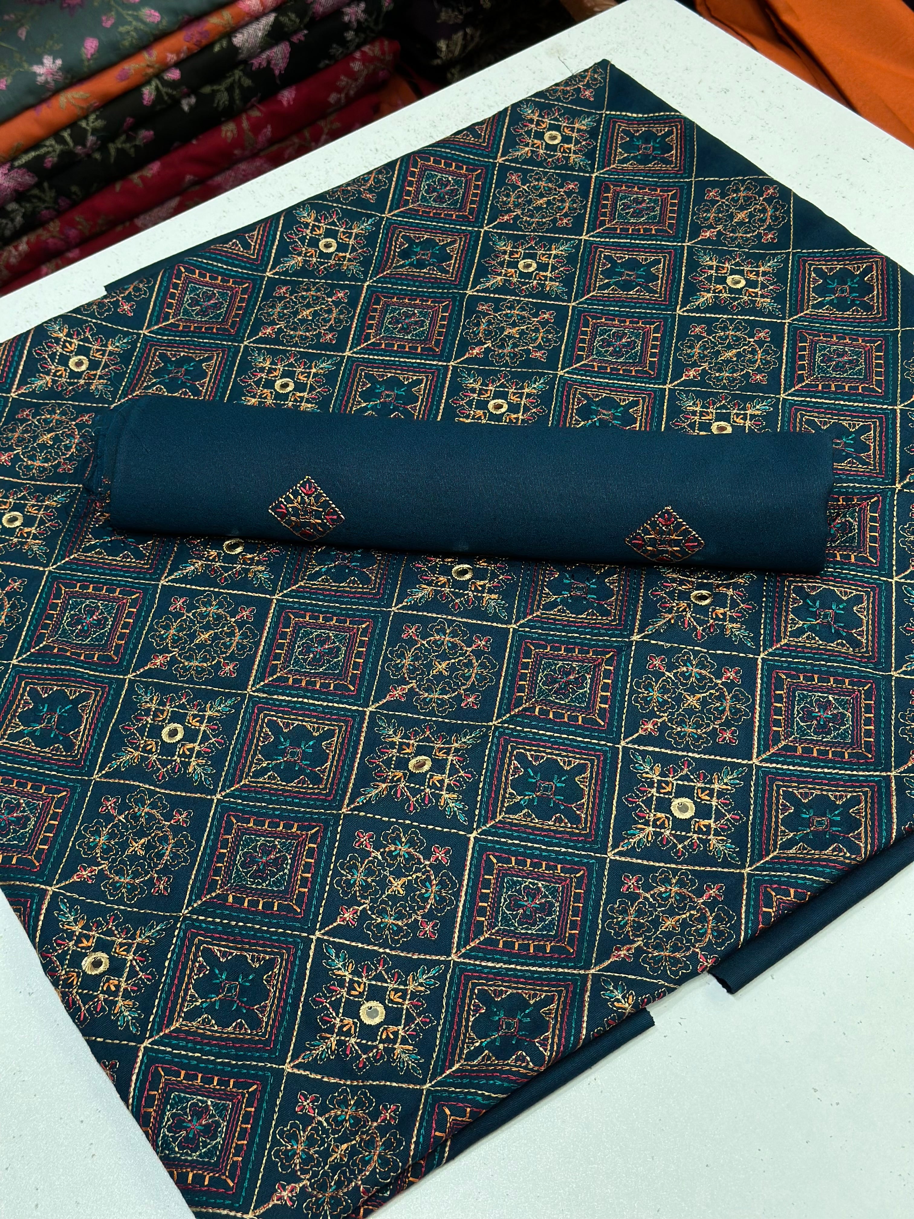 2pc Karandi Embroidery