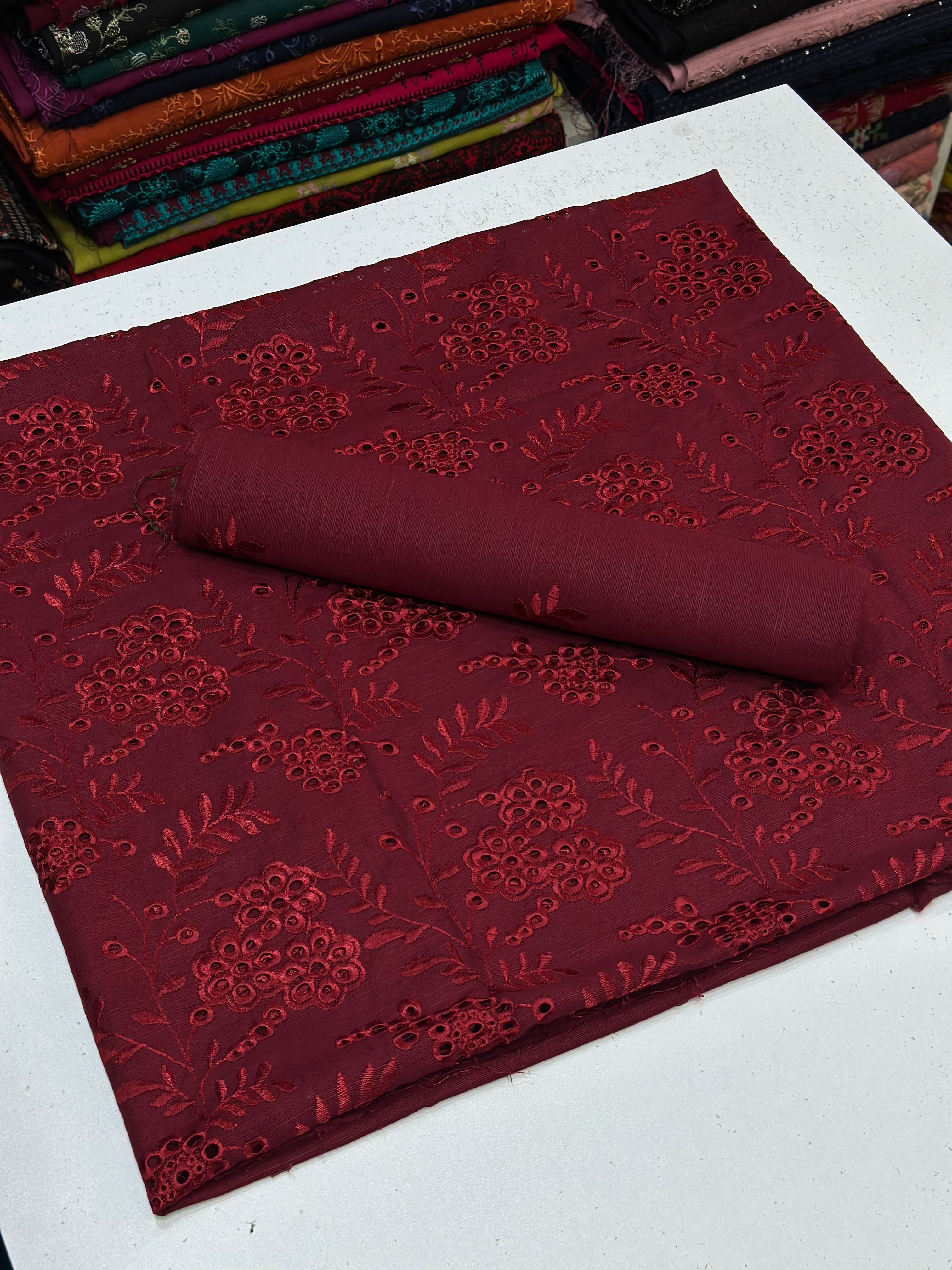 2pc Khaddar Embroidery