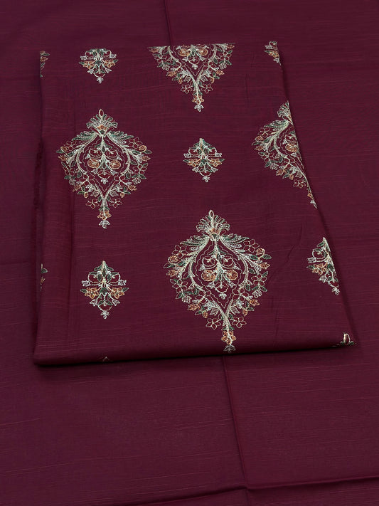 2pc Khaddar Embroidery