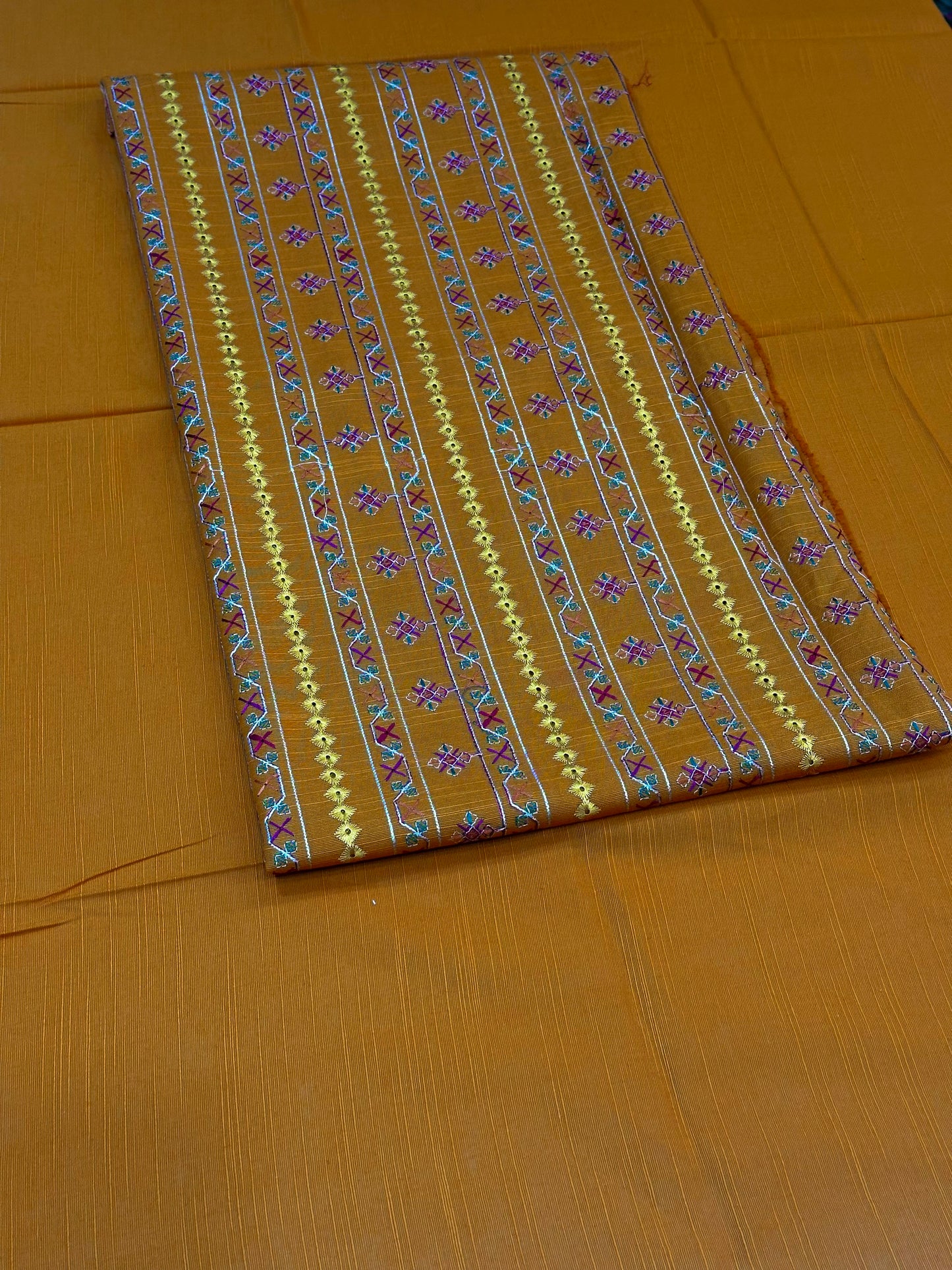 2pc Khaddar Embroidery