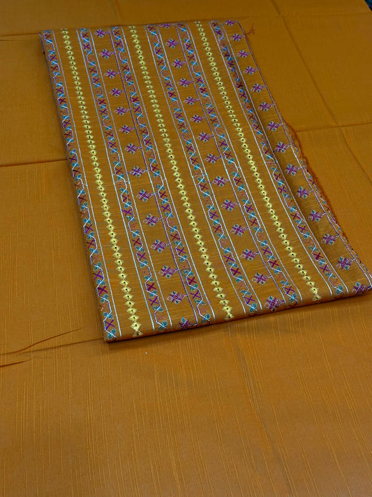 2pc Khaddar Embroidery