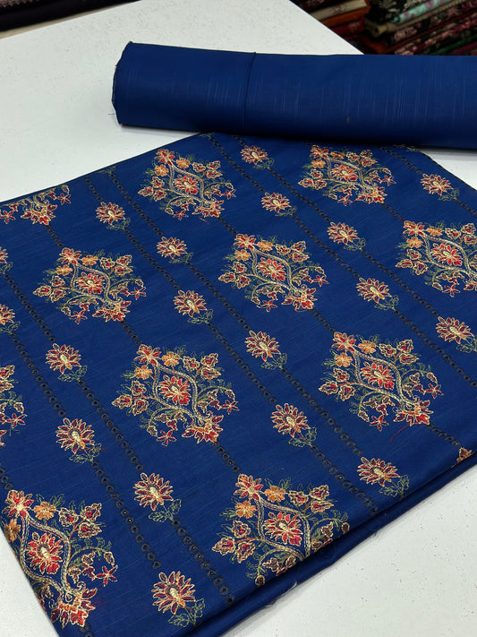 2pc Khaddar Embroidery