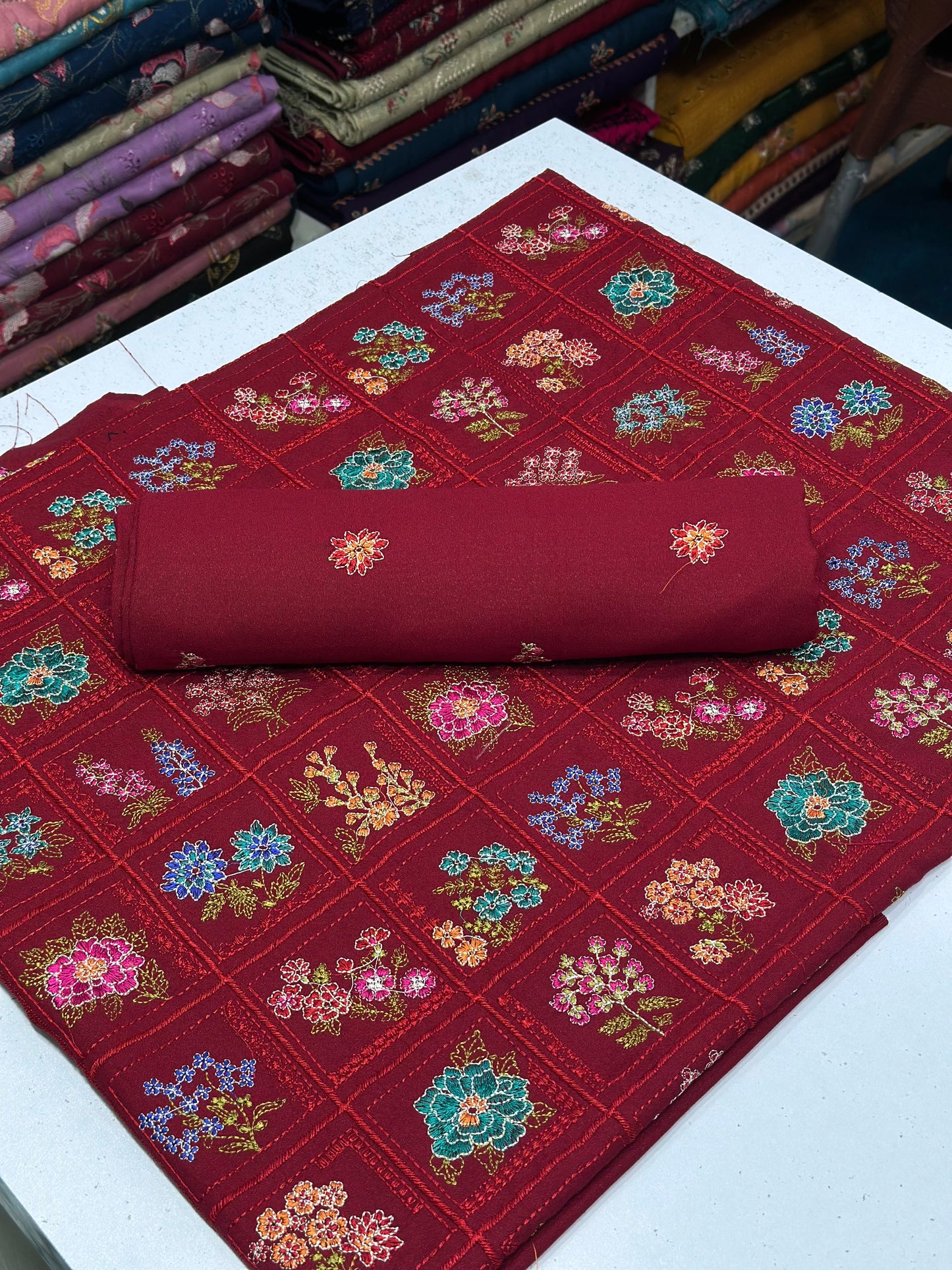 2pc Karandi Embroidery