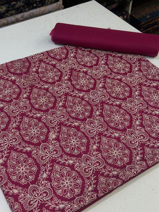 2pc Lawn Embroidery
