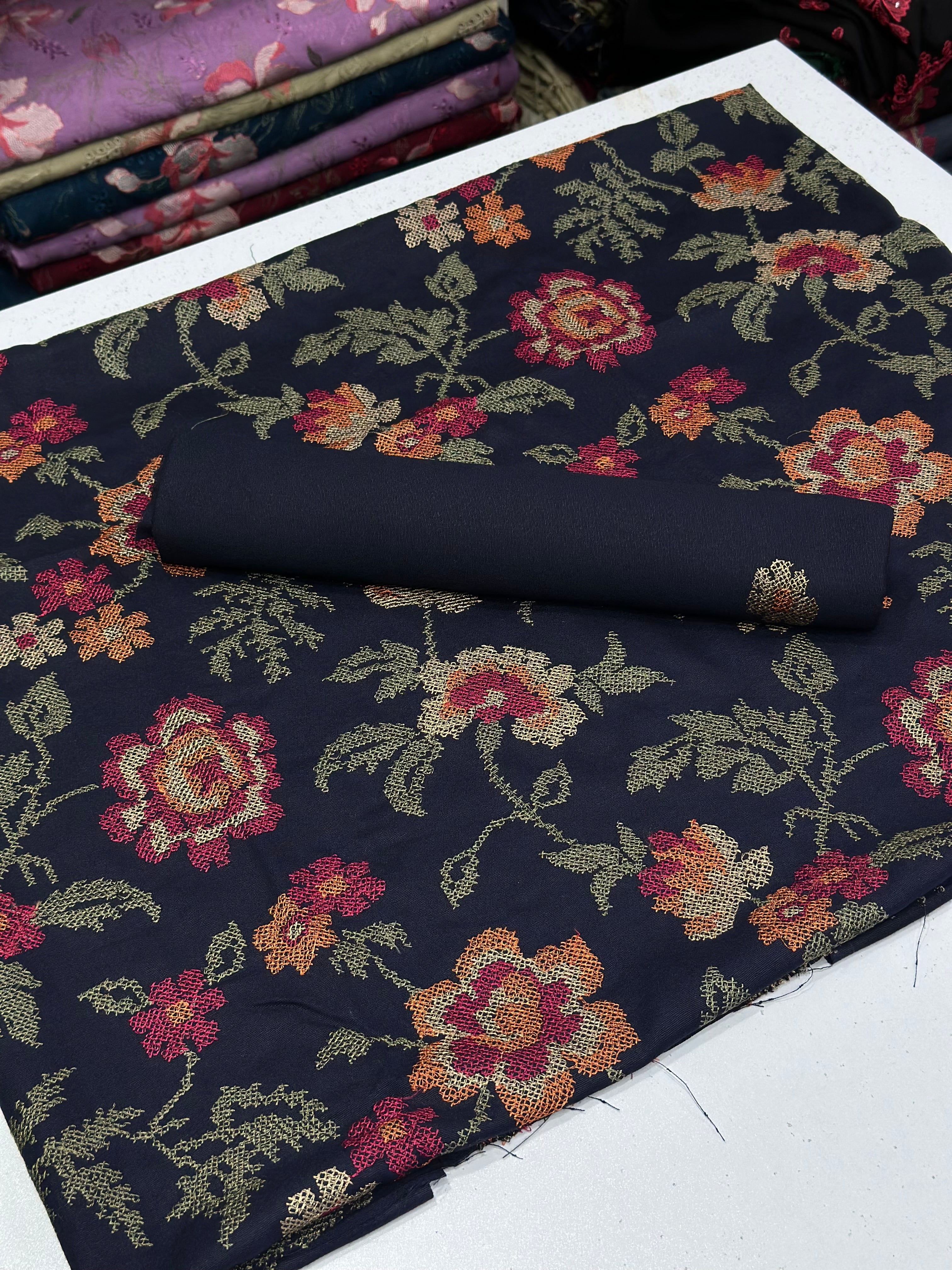 2pc Karandi Embroidery