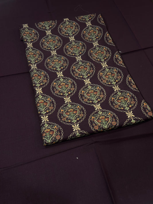 2pc Khaddar Embroidery