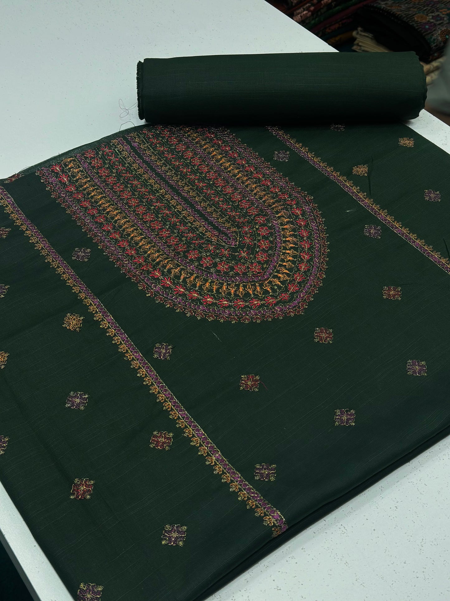 2pc Khaddar Embroidery