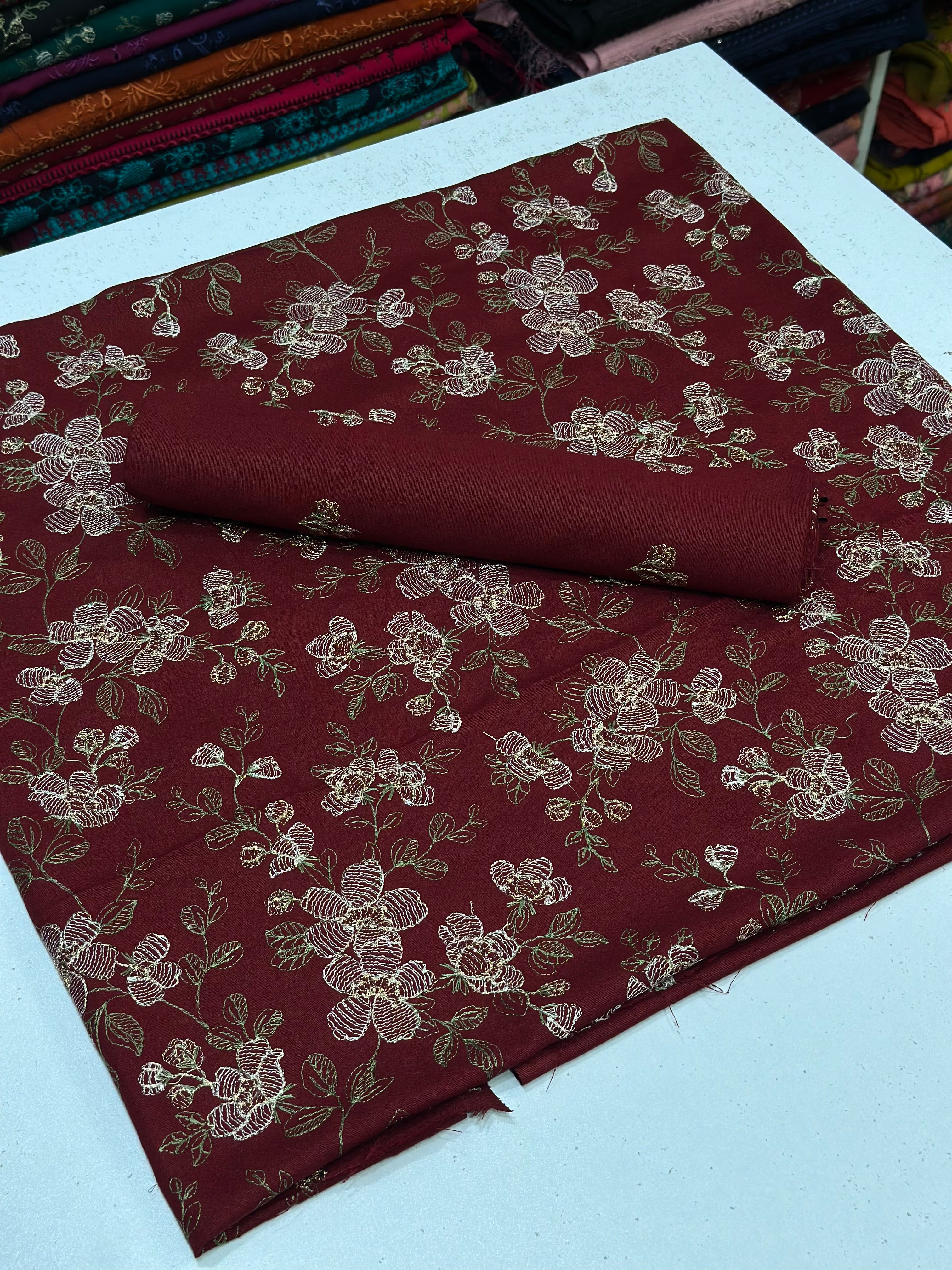 2pc Karandi Embroidery