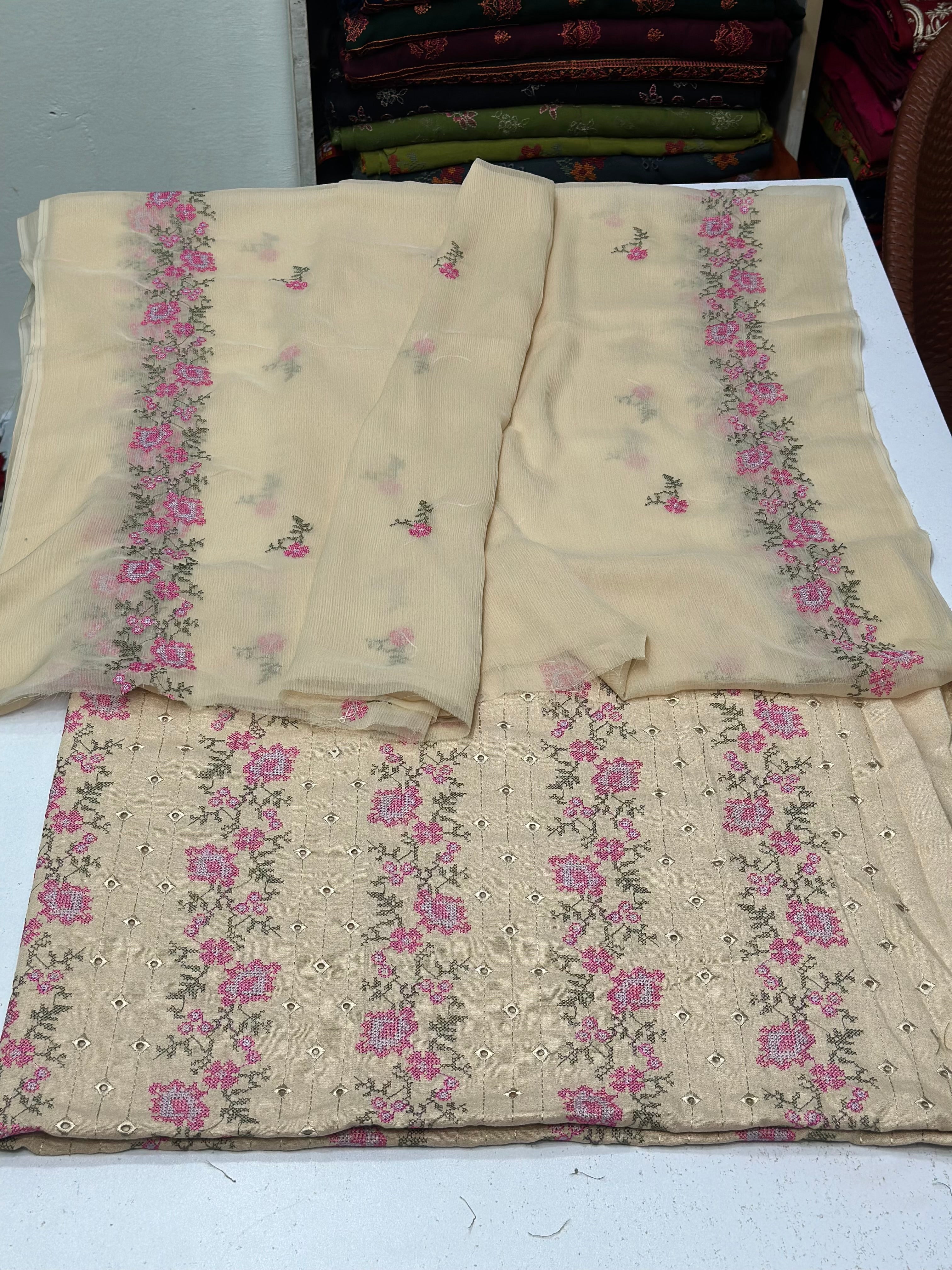3pc karnadi Embroidery