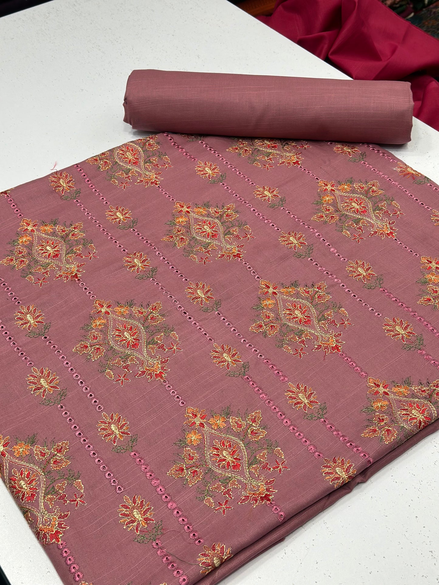 2pc Khaddar Embroidery