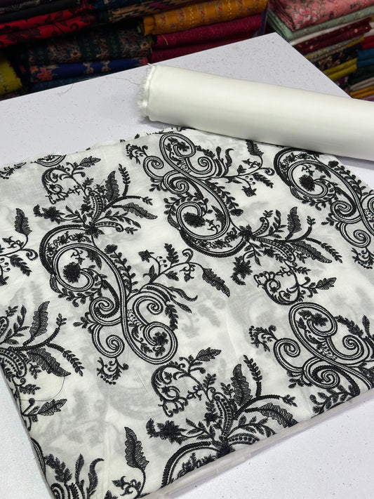 2pc Lawn Embroidery