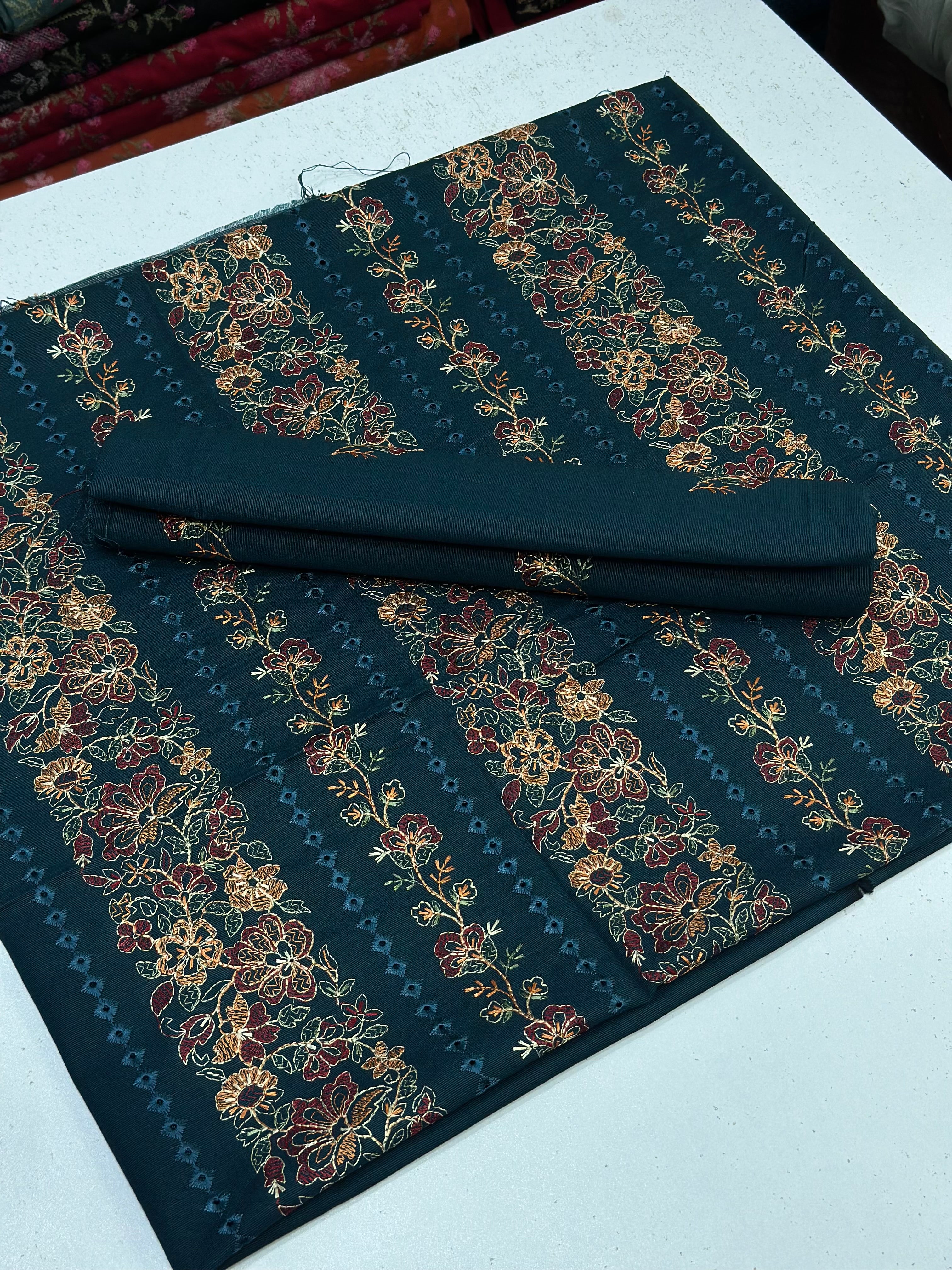 2pc Khaddar Embroidery