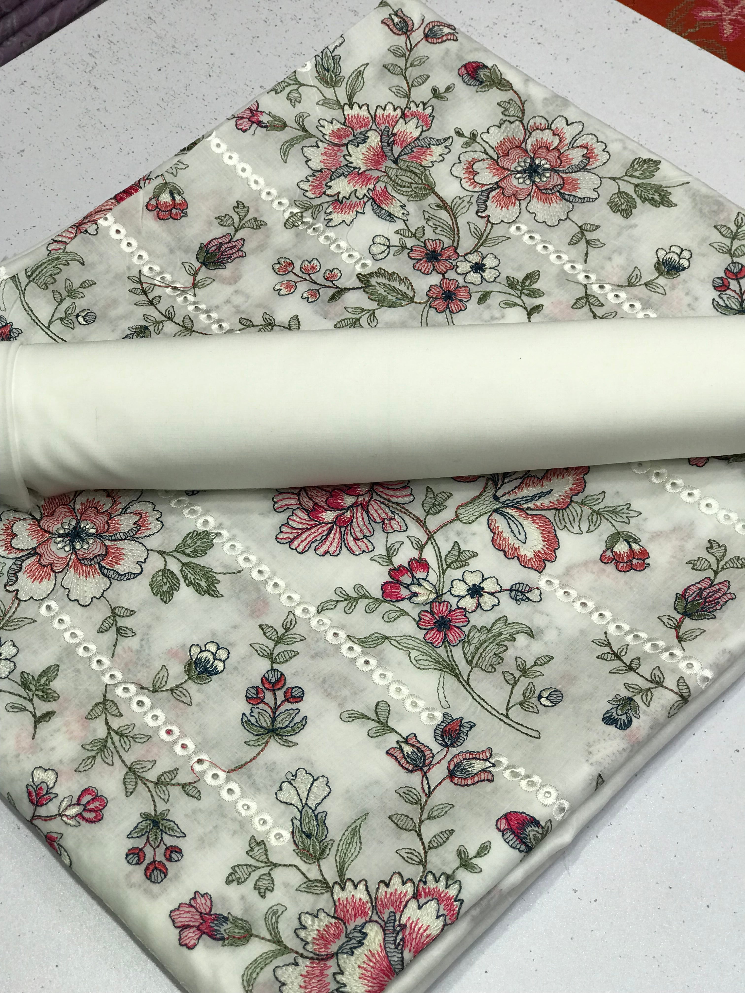 2pc Lawn Embroidery