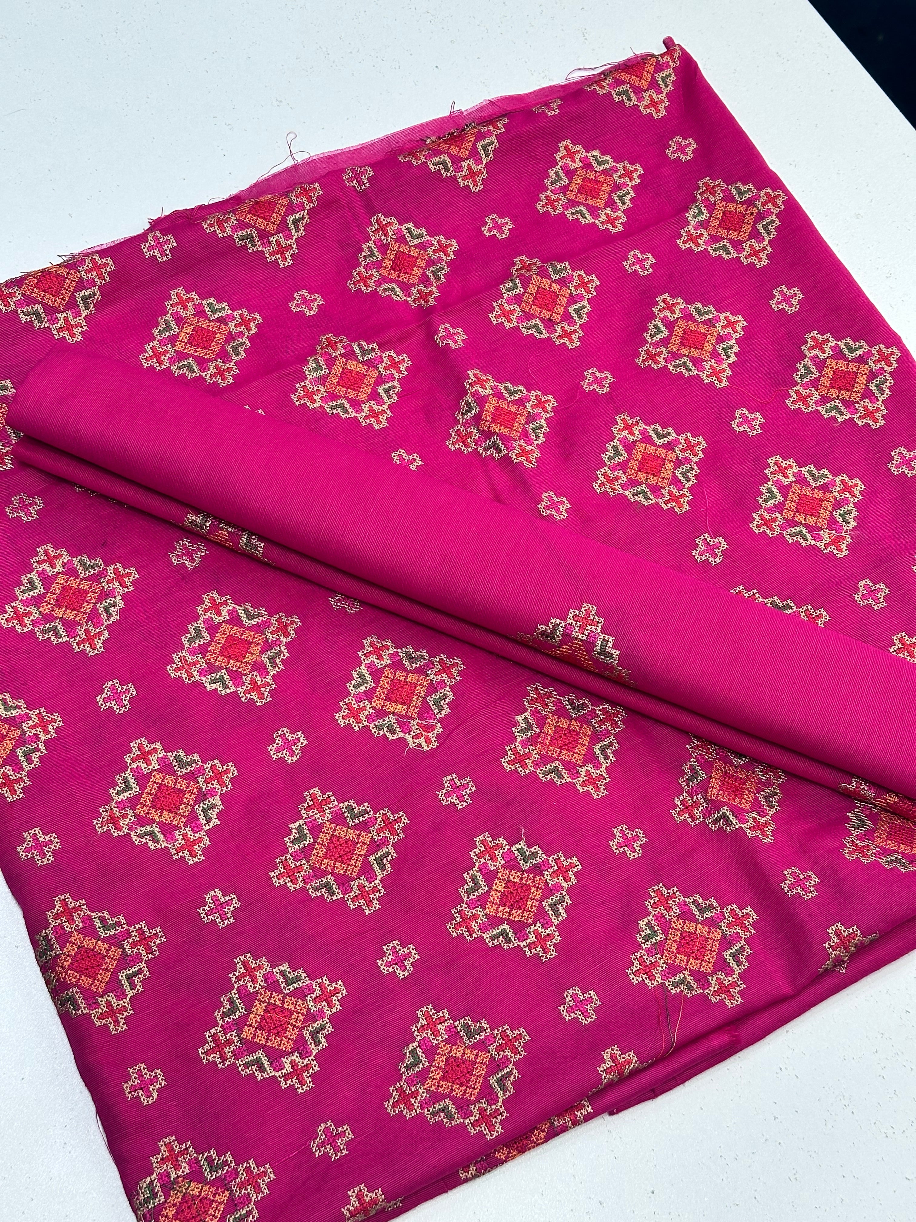 2pc Khaddar Embroidery