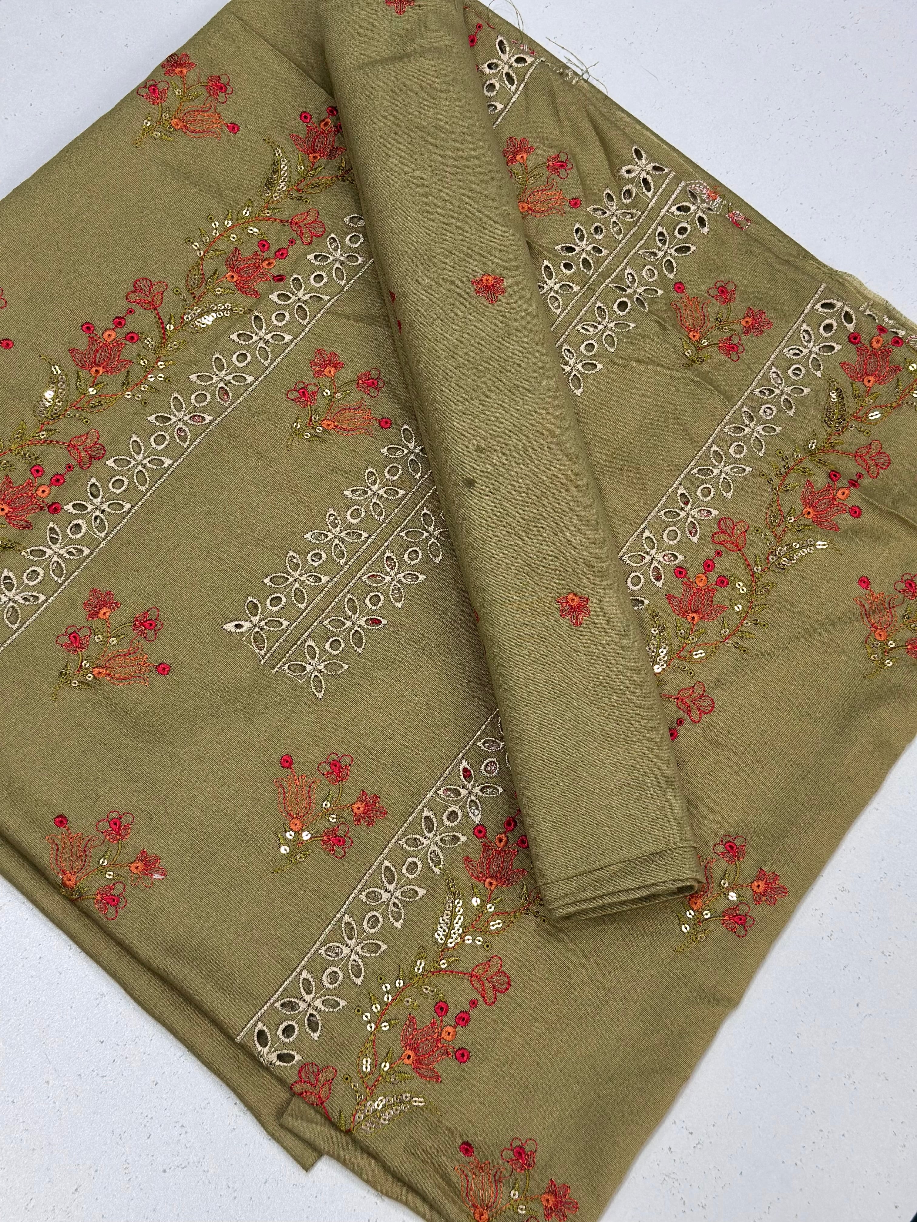 2pc Karandi Embroidery