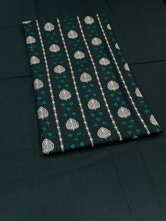 2pc Khaddar Embroidery