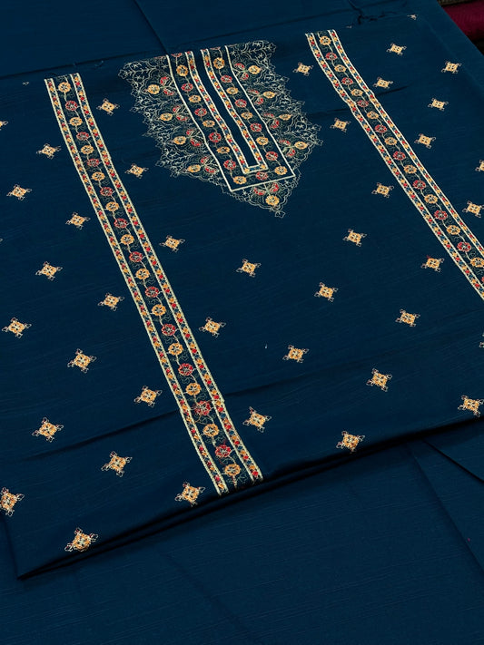 2pc Khaddar Embroidery