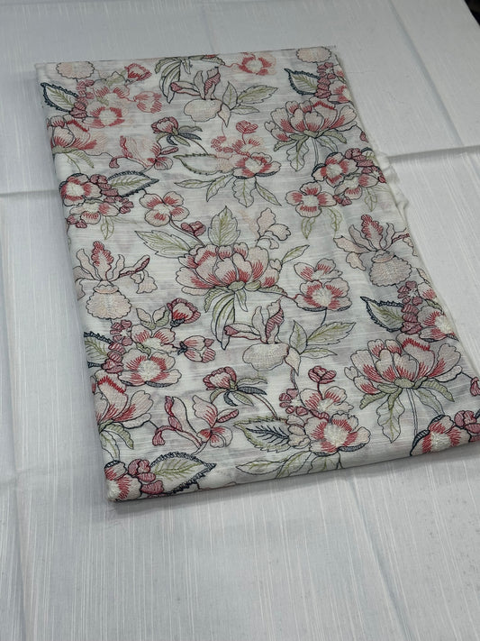 2pc Khaddar Embroidery