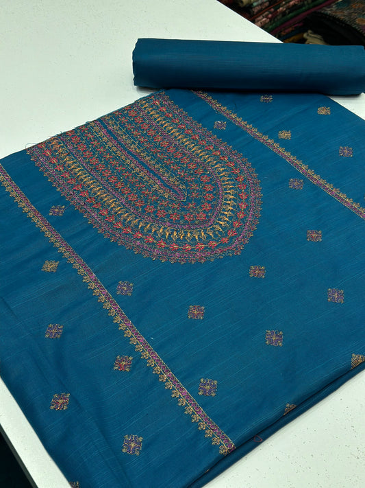 2pc Khaddar Embroidery