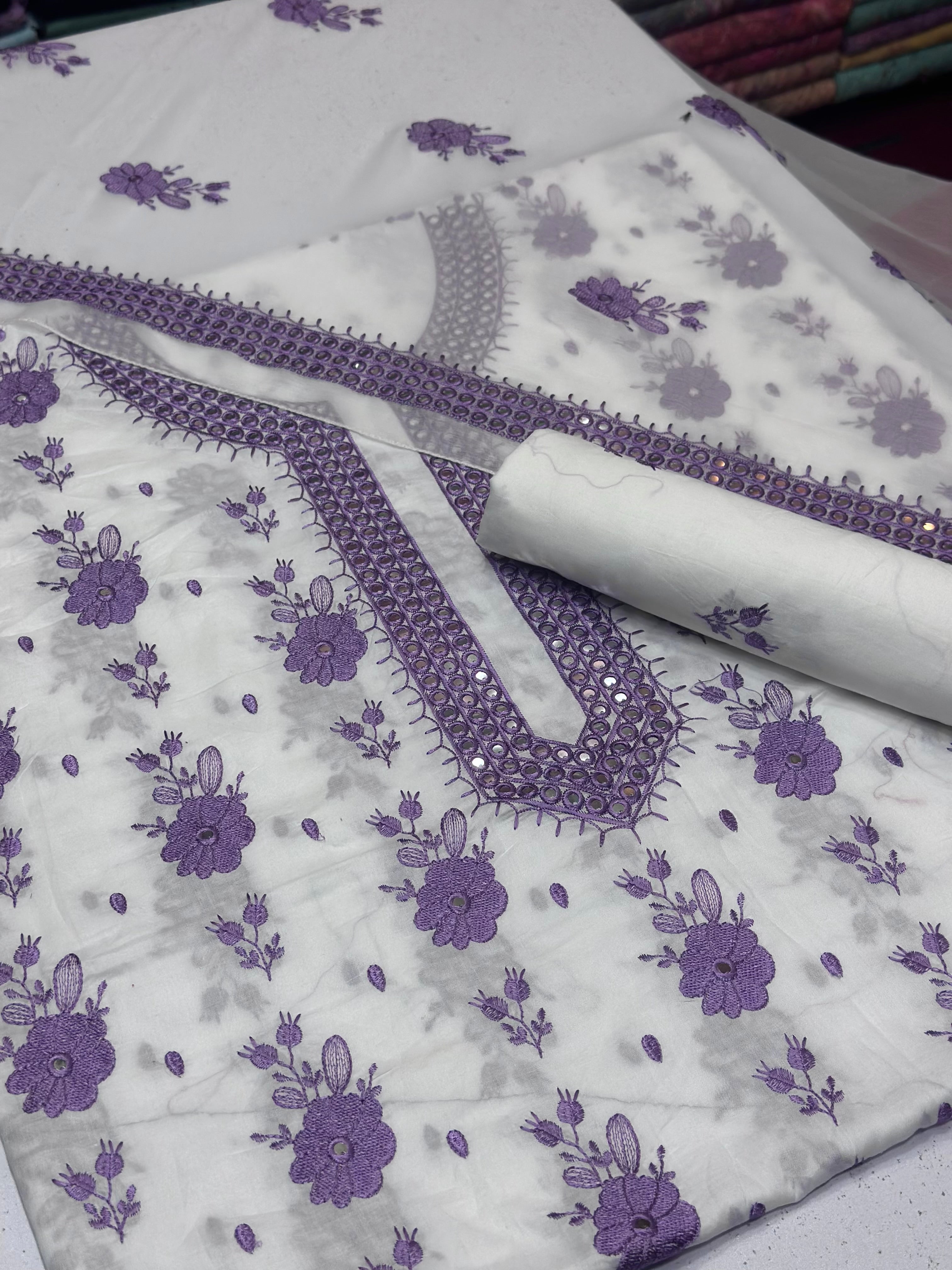 3pc lawn Embroidery