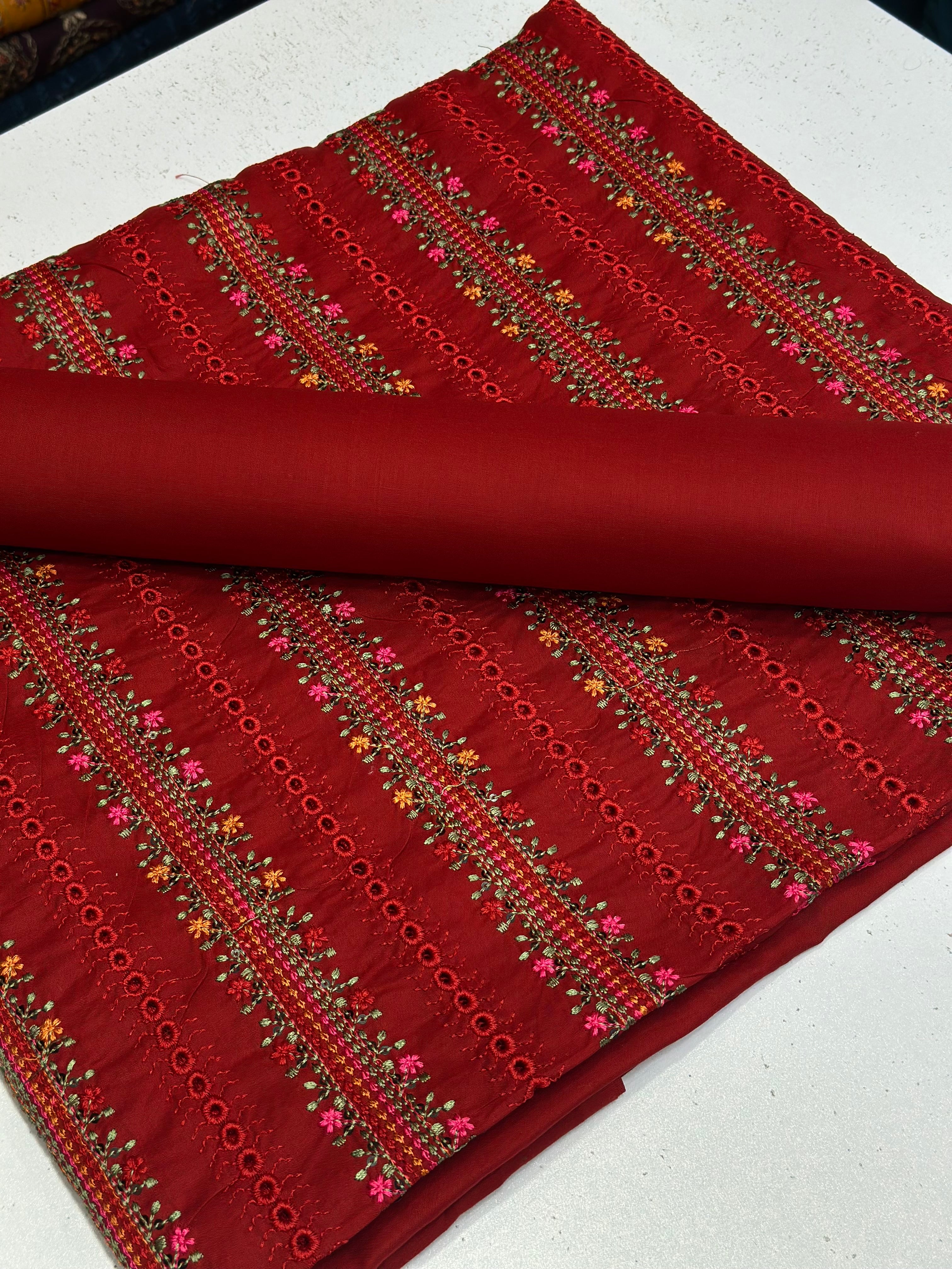 2pc Lawn Embroidery