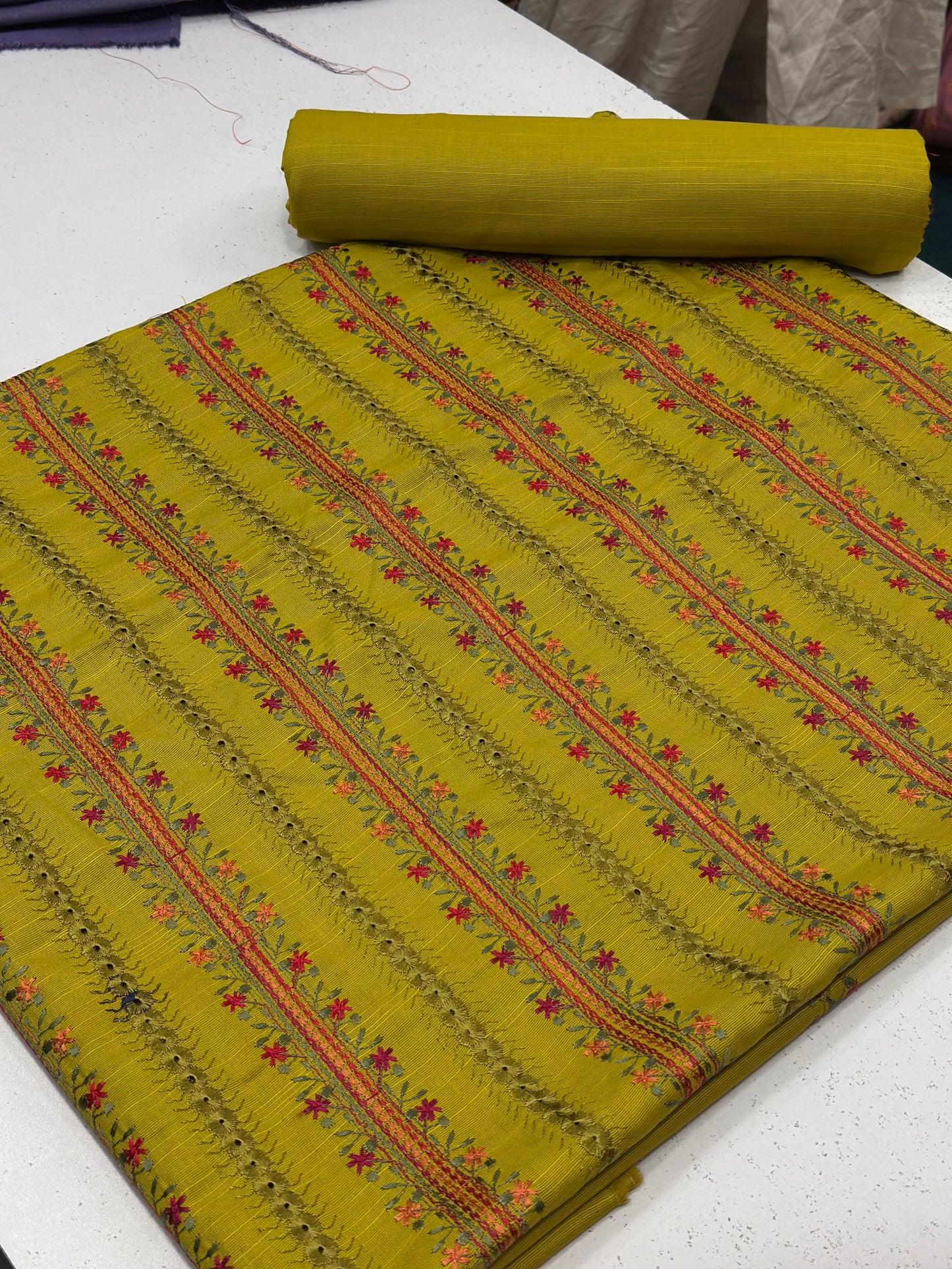 2pc Khaddar Embroidery