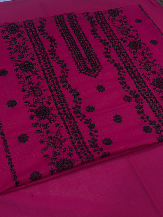 2pc Khaddar Embroidery