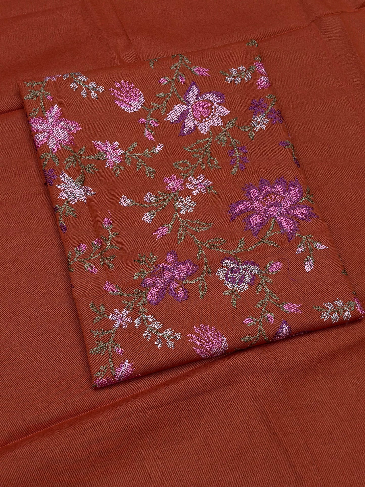 2pc Khaddar Embroidery